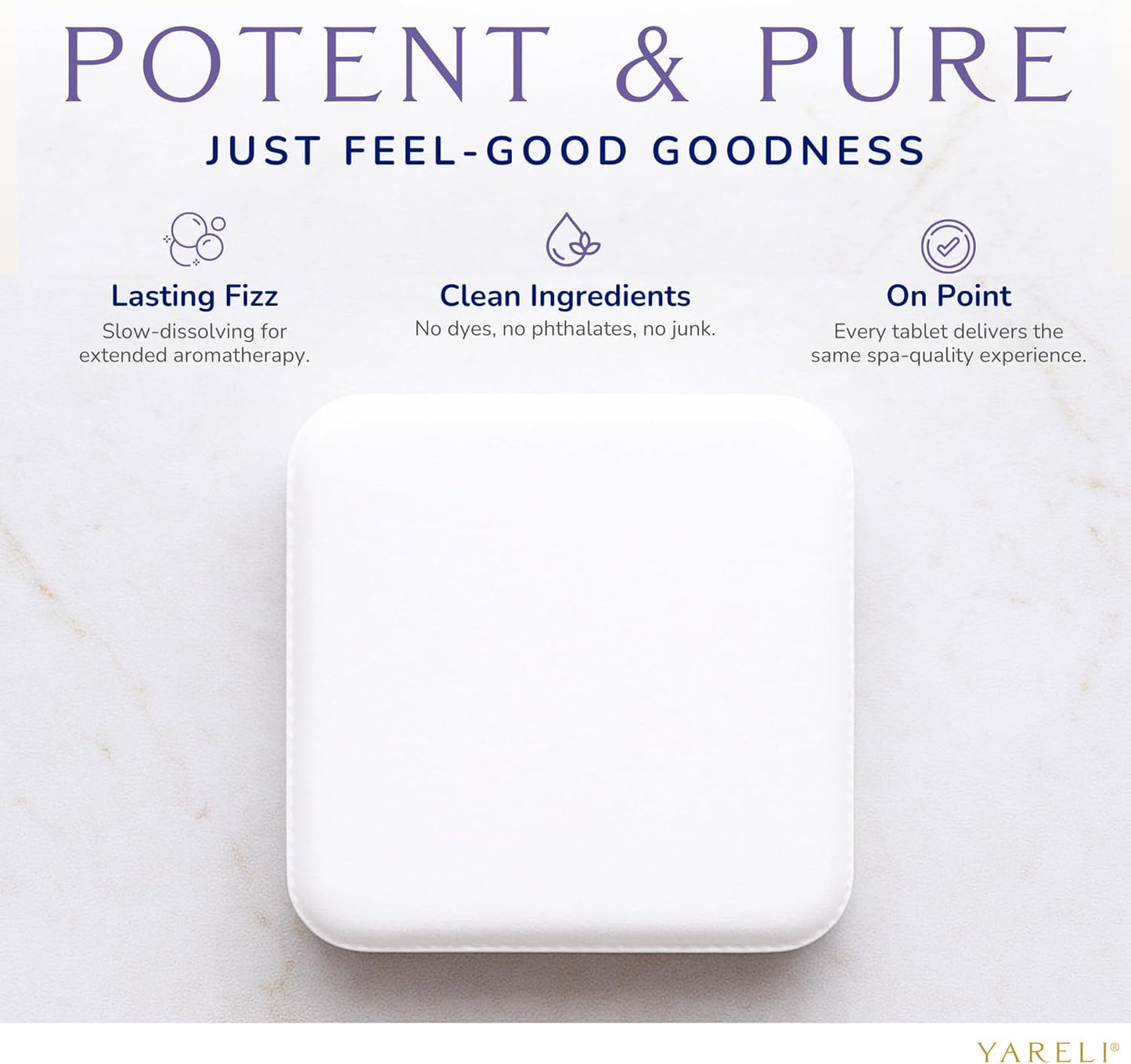 Yareli Shower Steamers Aromatherapy, 12 Pack, for Women and Men - Sinus Relief and Self Care Birthday and Relaxation Spa Gift - Lavender