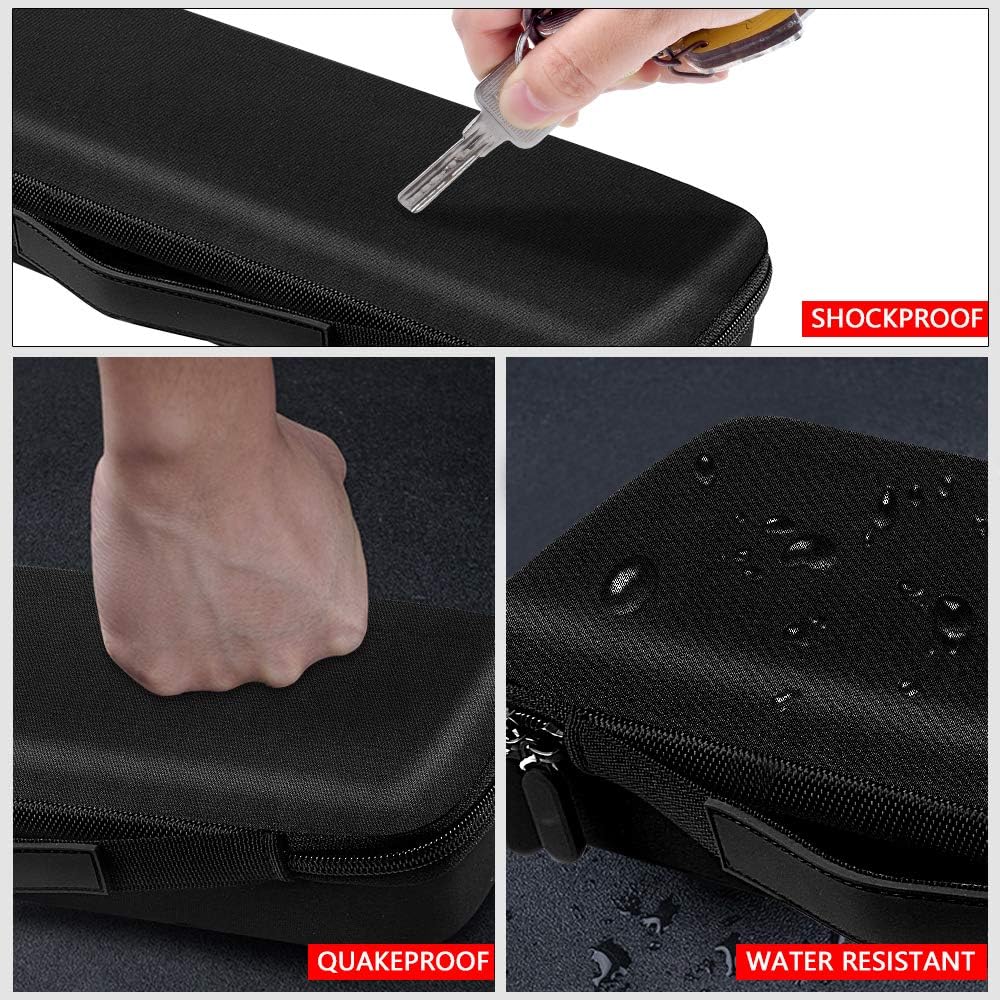 Comecase Grooming Clipper Blade Case Holder Organizer - Hard Travel Carrying Storage Holds 12 Blades - Upgrade