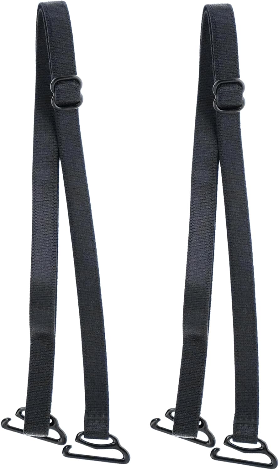 Magicmode 3 Pairs Bra Strap Replacement Elastic Adjustable Removable Multi Color