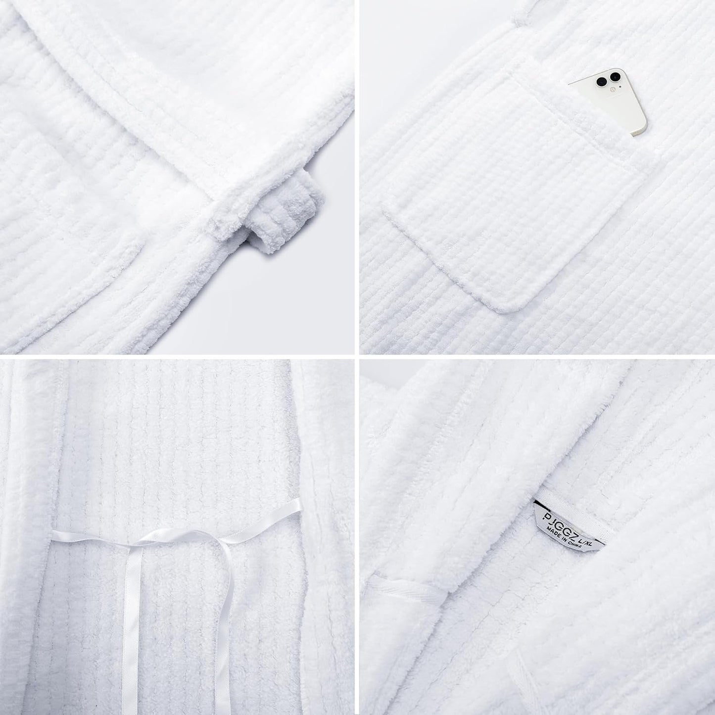 Hooded Bathrobes for Women, Soft Long Towel Robes for Women - Quick Dry yet Warm