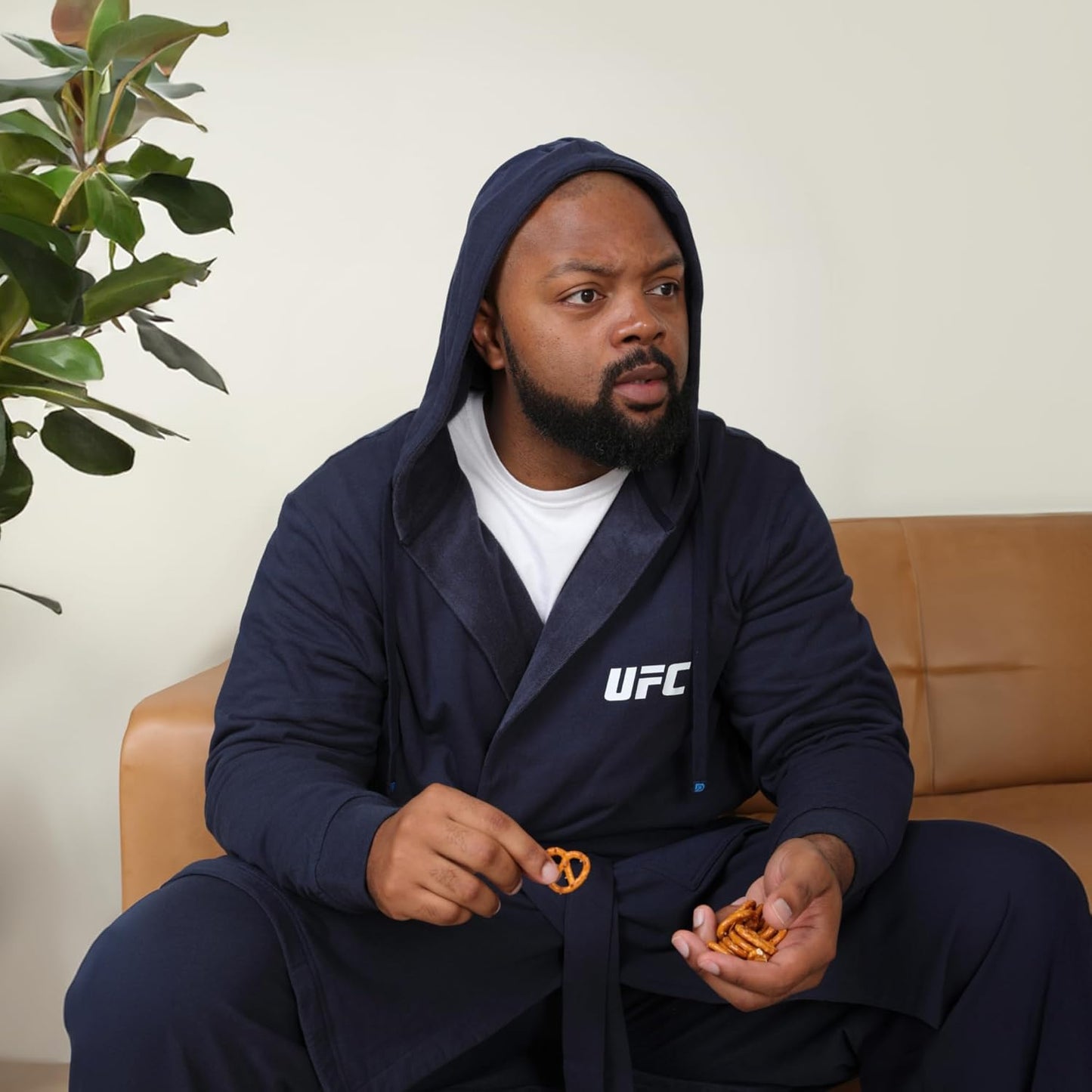 DudeRobe Men’s Hooded Bathrobe with Pockets, From Shark Tank, Soft, Comfy & Absorbent Cotton Robe for After Shower & Lounging