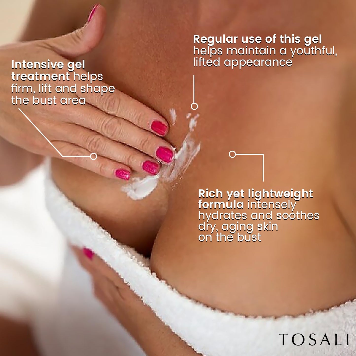 Breast Enhancement Cream 6.8 fl oz - Breast Firming and Lifting Cream with Gotu Kola, Grape Seed Oil & Saw Palmetto, Neck Firming and Skin Tightening Formula for Fuller & Firmer Breasts