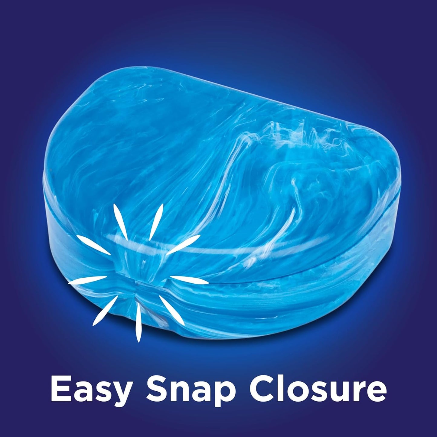 Practicon Marble Retainer Cases, Orthodontic Aligner Case, Mouth Guard Holder (3 Pack) (Patriot)