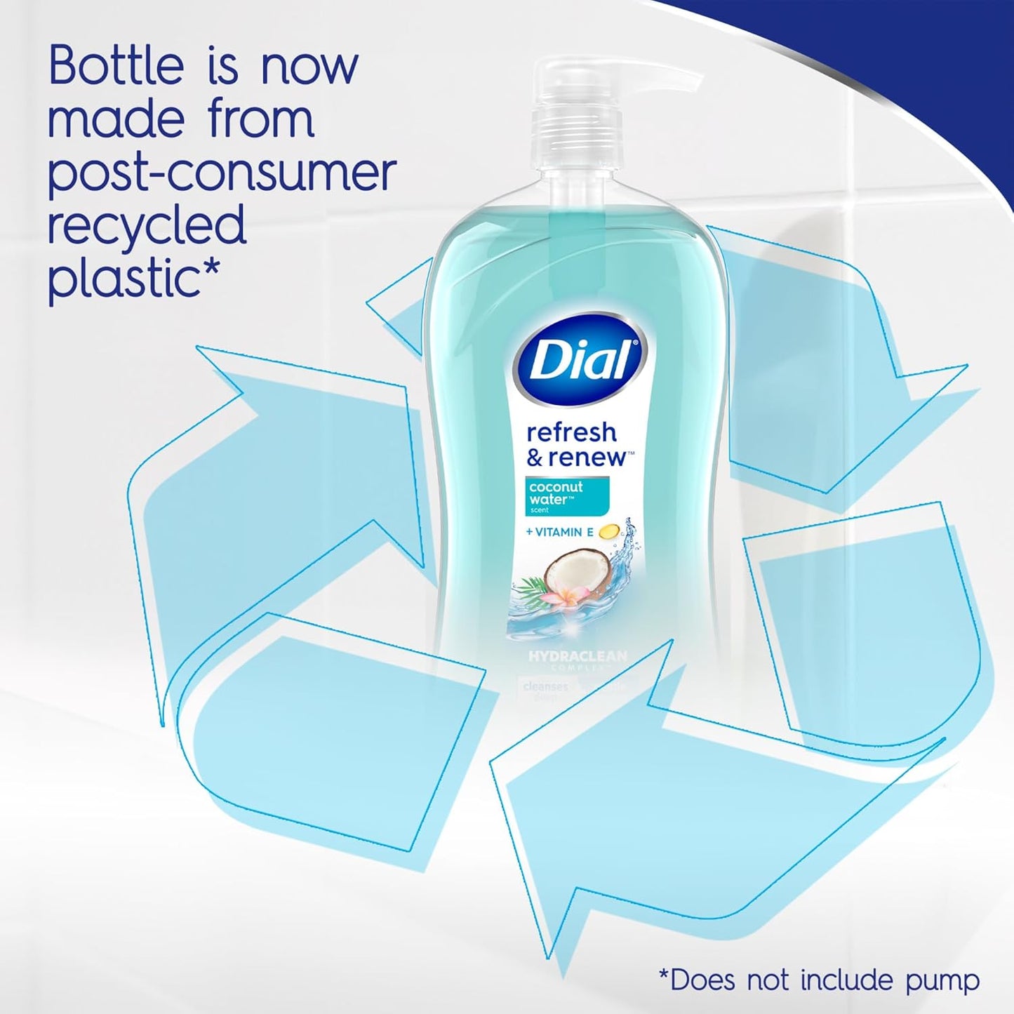 Dial Body Wash, Refresh & Renew Coconut Water, 32 fl oz