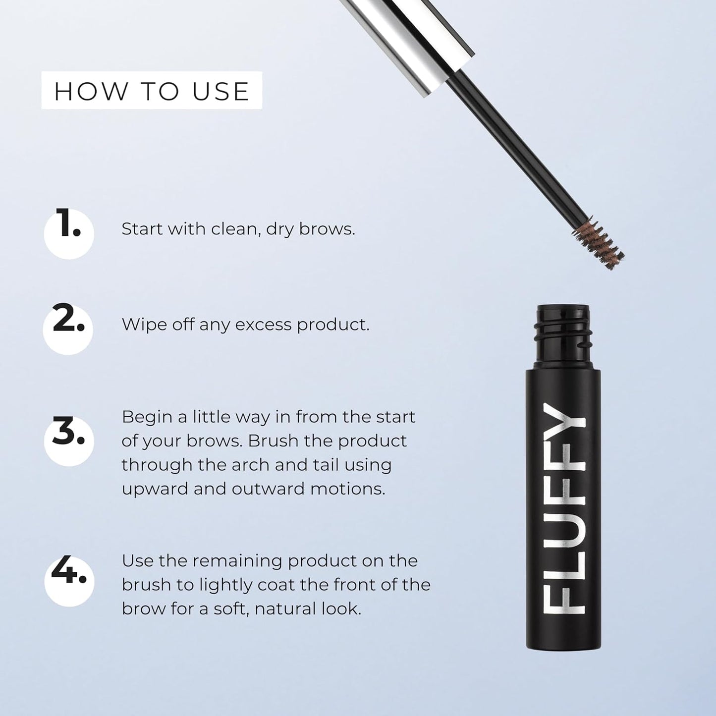 Wunderbrow Fluffy Brow Wax, Vegan and Cruelty-Free Eyebrow Wax With a Waterproof Long Lasting Hold, Enriched with Jojoba and Argan Oil (Taupe-Grey)