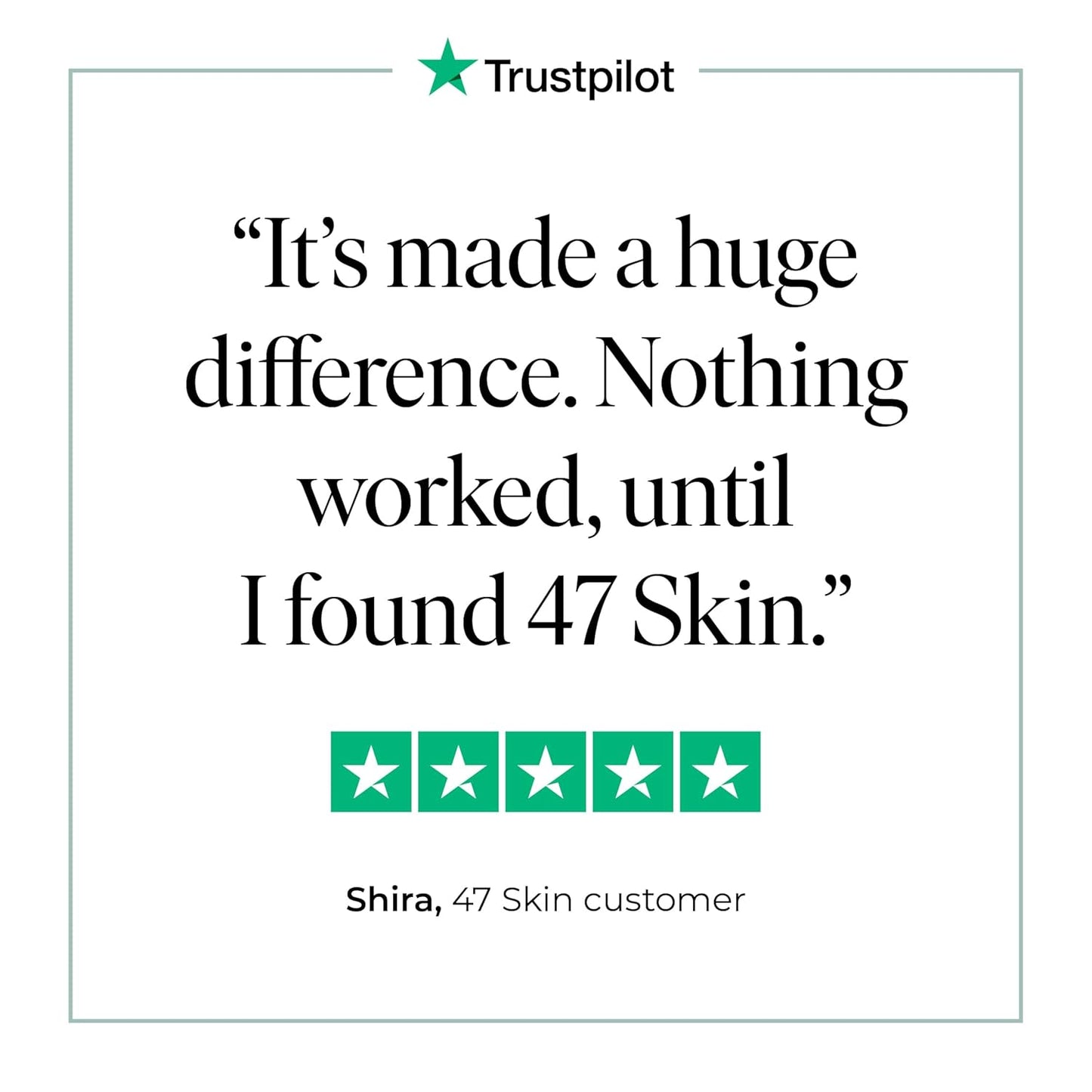 47 Skin | Hydrating Face Serum with Silver Chitoderm for ALL Skin Types | Clears Acne, Prevents & Heals Breakouts & Blemishes, Repairs Scars | Moisturises and Nourishes For Smooth Skin | 30ml