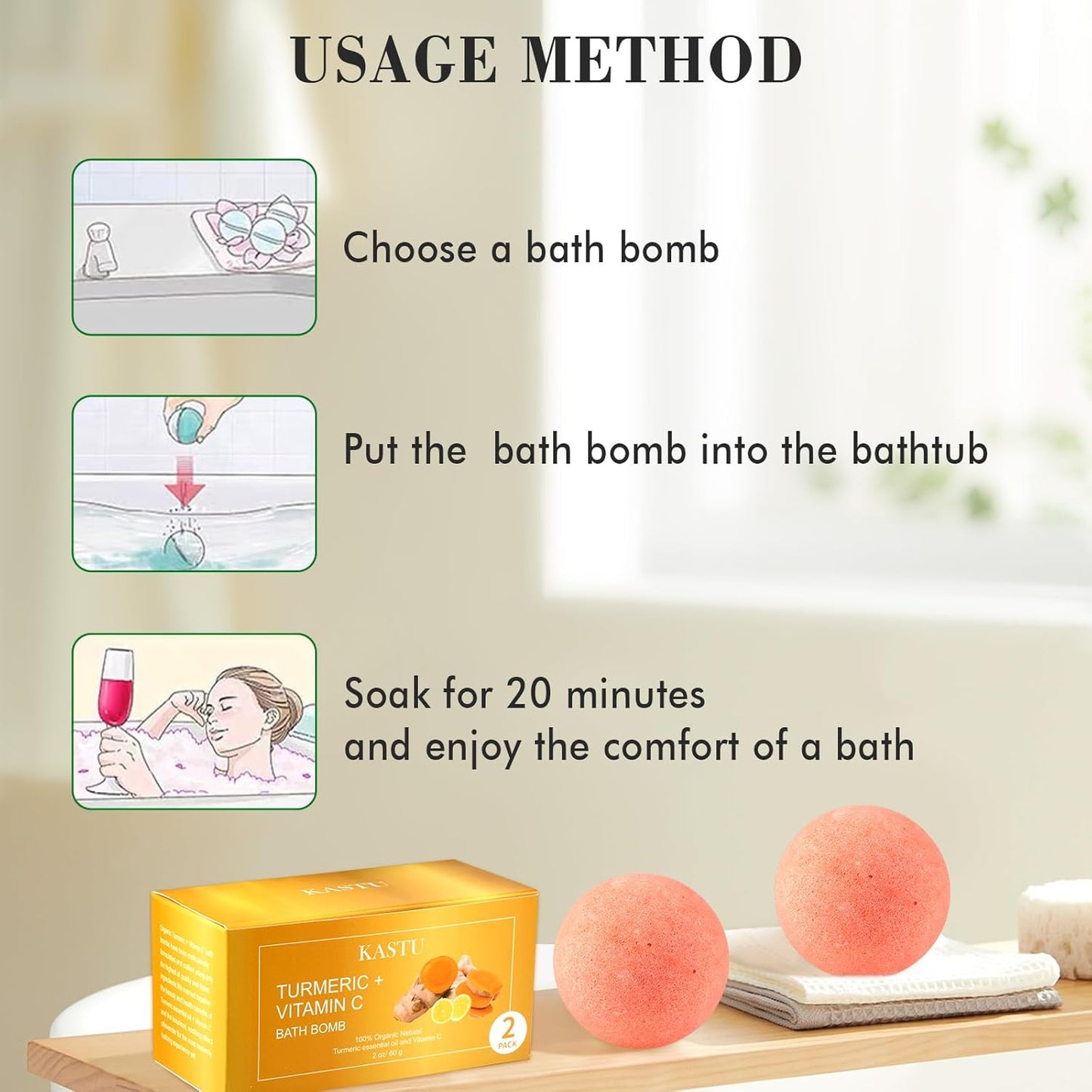 Bath Bombs Salt Balls,Turmeric Lemon Vitamin C Lemon Extract Essential Oils,Moisturizing Dry Skin,Fizzy Spa,Relaxation,Bubble Bath Bomb Gifts for Men Women