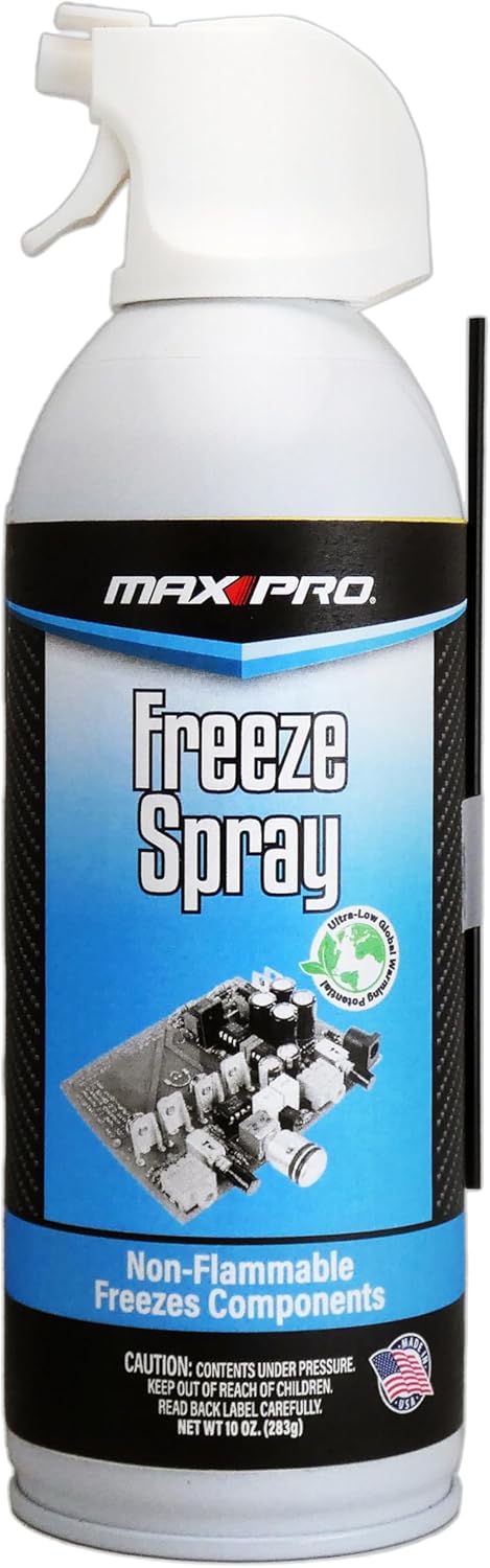 MAX Professional 7777 Blow Off Freeze Spray Electronic Component Cooler, FR-777-777 (10 oz)