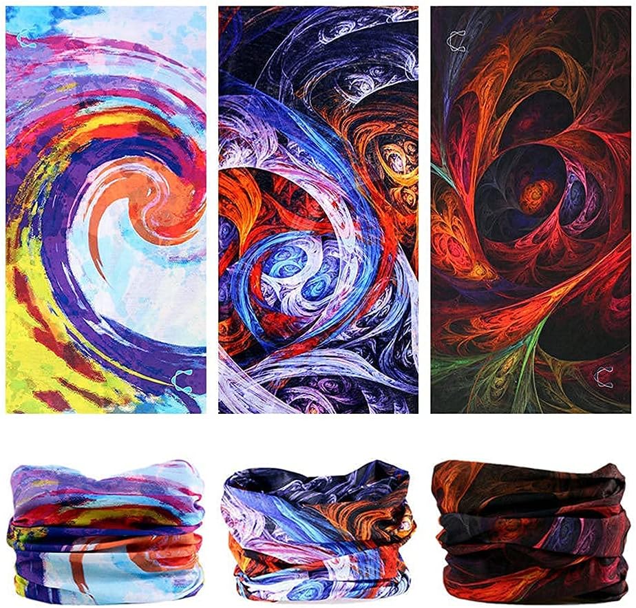 Headband Neck Gaiter Head Wrap Headwear Face Mask Magic Scarf Bandana for Men and Women