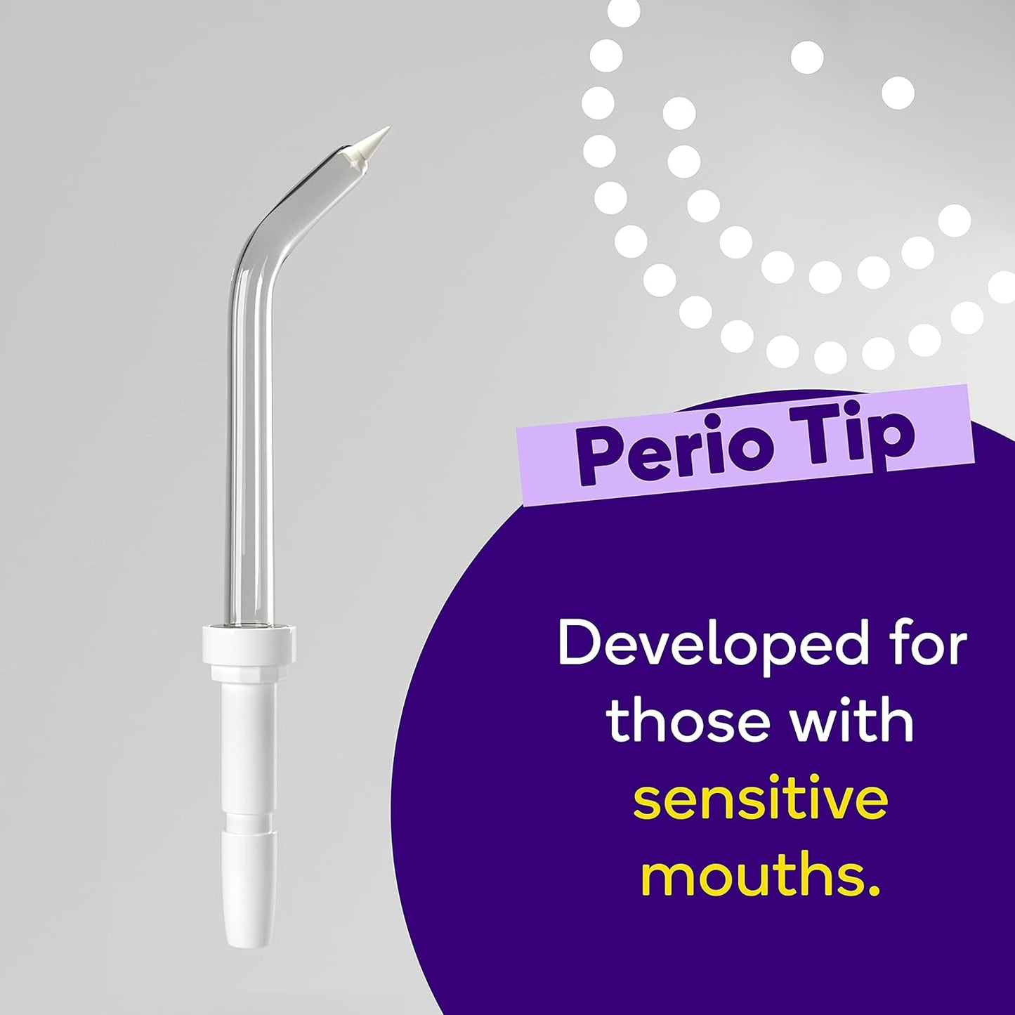 BURST Electric Water Flosser Replacement Tips (Combo/3 Pack) | for Fresh Breath & Healthy Gums | Plaque Removal Between Teeth, Braces & Dental Work