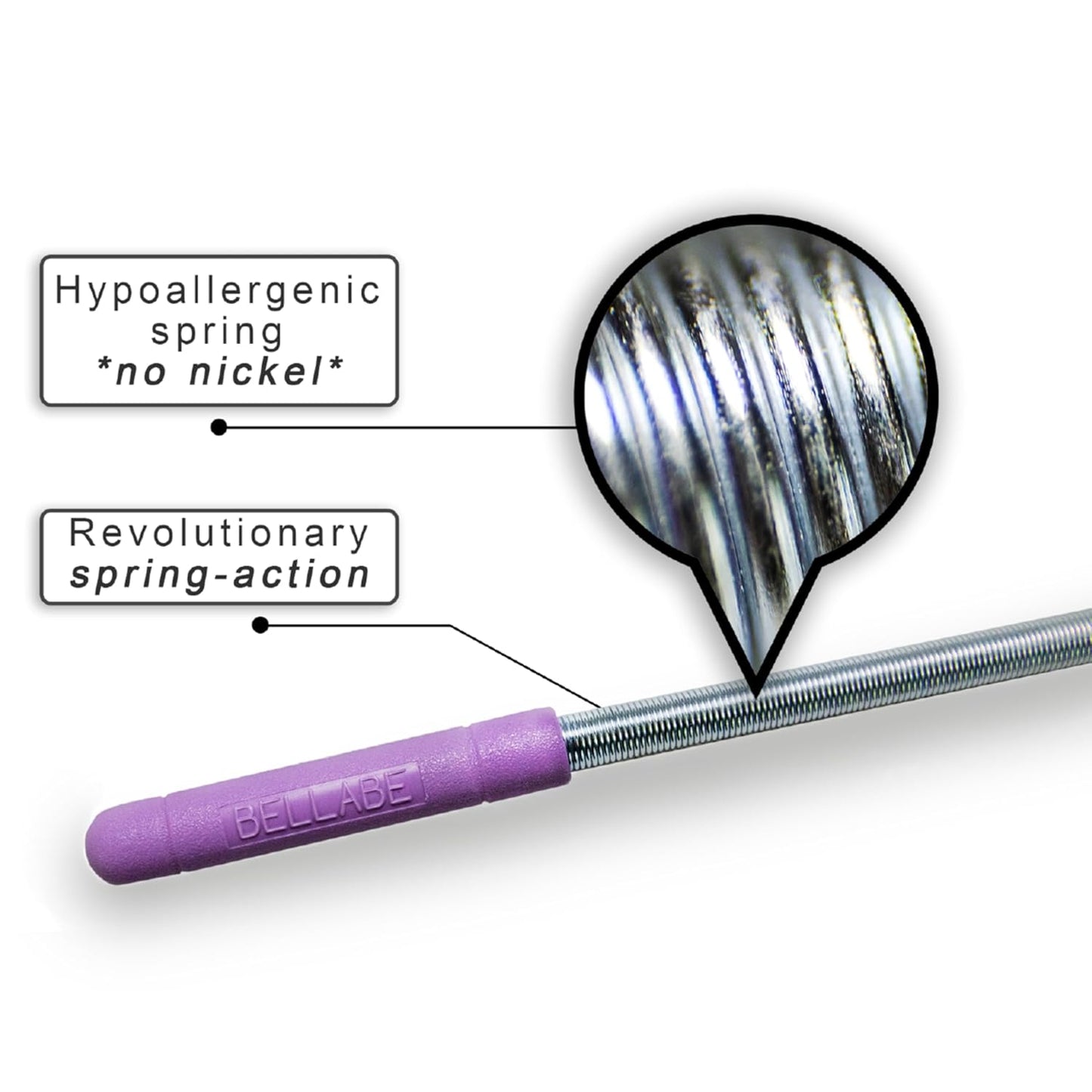 Set of 2 Bellabe Facial Hair Removers – Assorted Colors | Made in USA | Quick & Easy Hair Removal for Upper Lip, Chin, Cheeks, Neck Area, & Sideburns