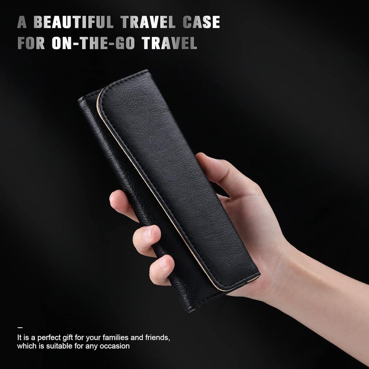 FERYES Pedicure Knife Ingrown Toenail Kit, 4 PCS Professional Pedicure Tool Kit, Top Notch Foot Blade (Leather case included)