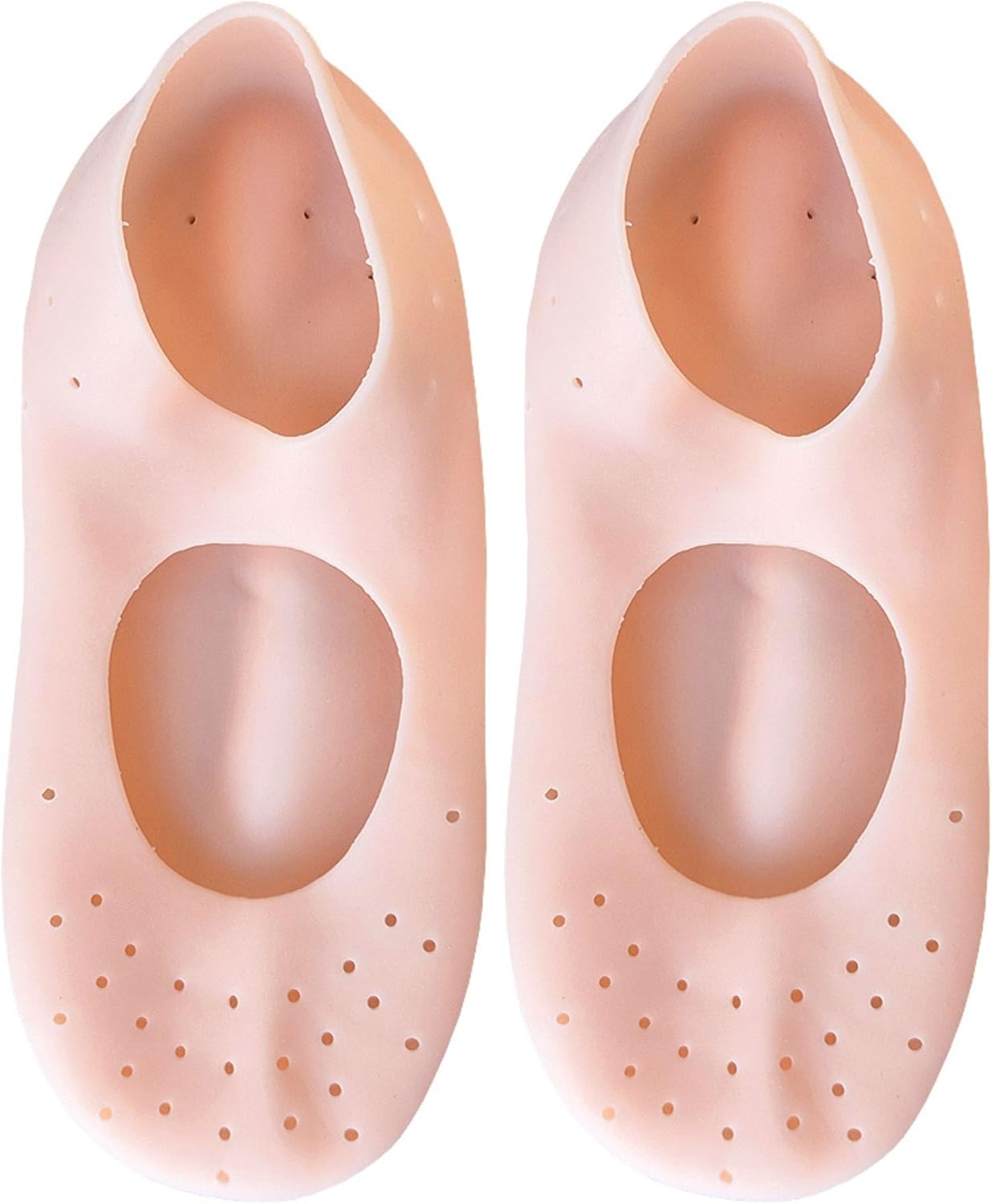 Moisturizing Gel Socks - Hydrating Spa Treatment for Soft, Smooth Feet, Ideal for Dry, Cracked Heels and Rough Skin (Medium, 1 Pair)