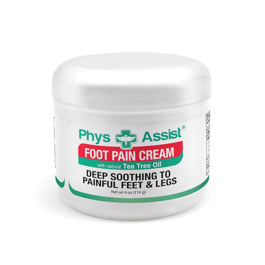 PhysAssist Soothing Foot Cream to Feet and Legs. 4 oz Jar