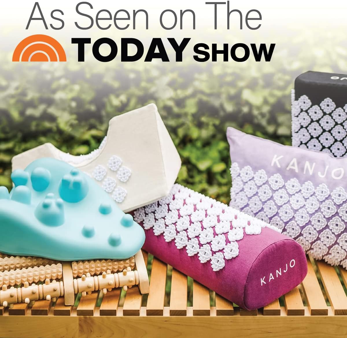 Kanjo Acupressure Mat and Pillow Set for Back Pain Relief & Neck Pain Relief, with Pressure Points for Muscle Pain Relief with Travel Bag - Navy