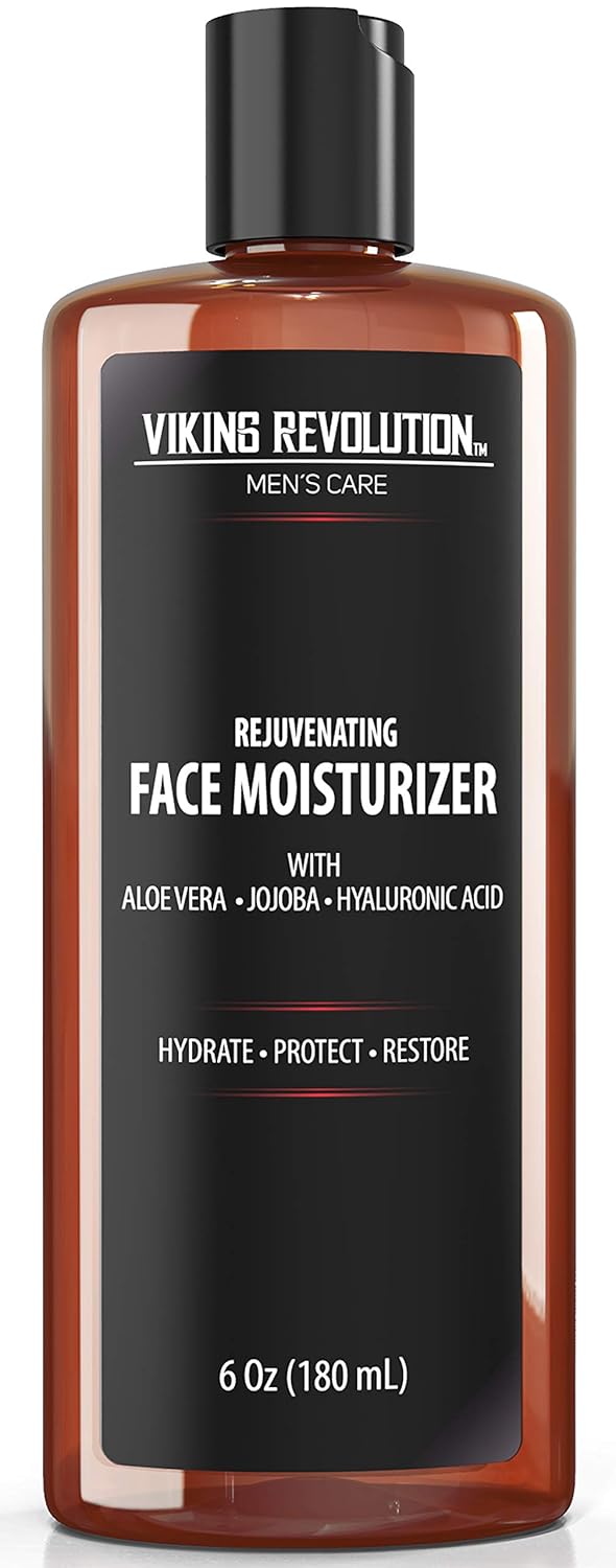 Viking Revolution - Natural Moisturizer Cream for Skincare, Anti Wrinkle & Anti Aging Facial Cream/Lotion, Mens Face Care