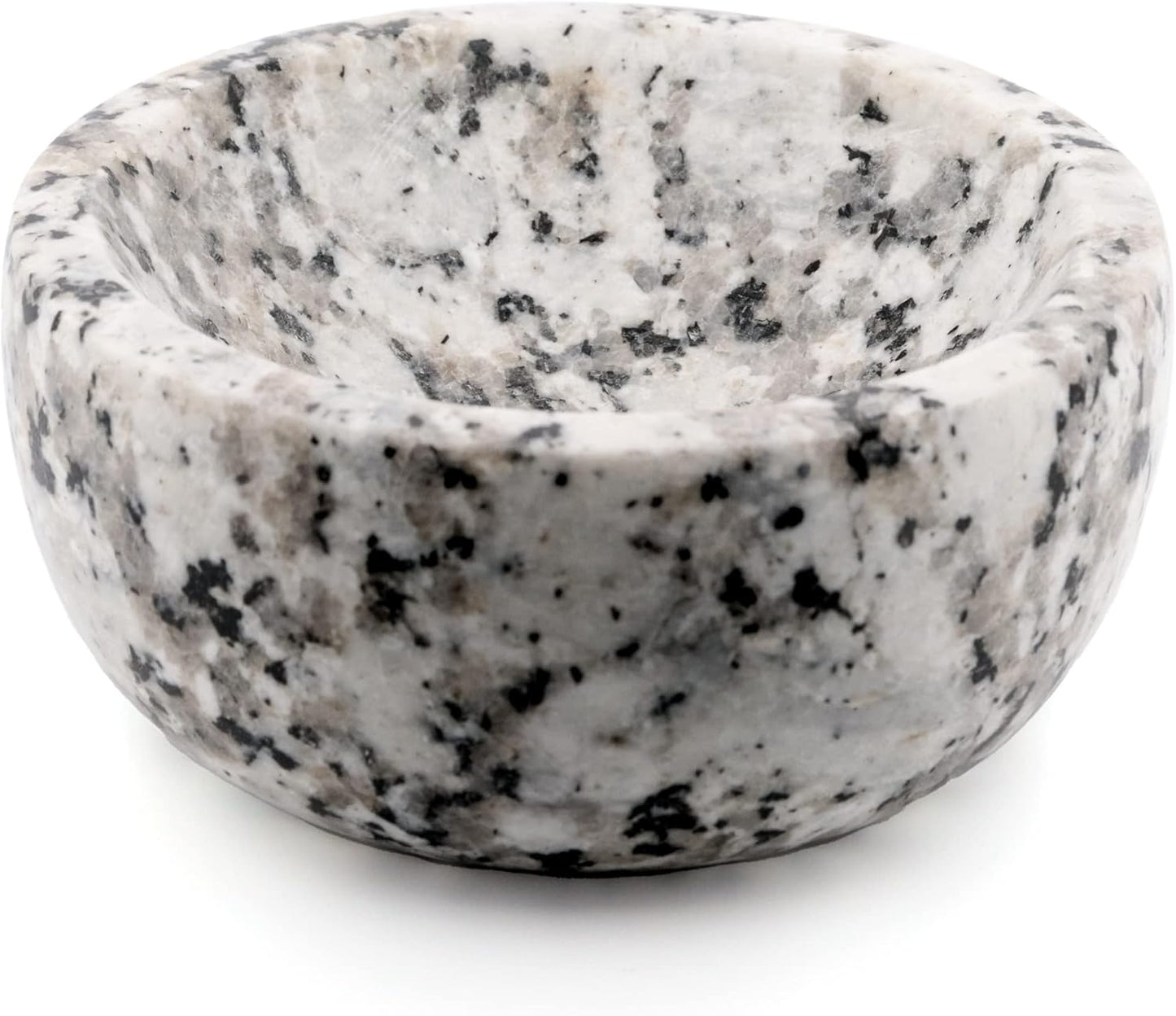 ShayVe Shaving Bowl for Shaving Soap & Cream — Granite Shave Bowl For Shaving Soap & Cream — Exquisite Heat Insulated Wet Shaving Kit Addition (Grey Granite)