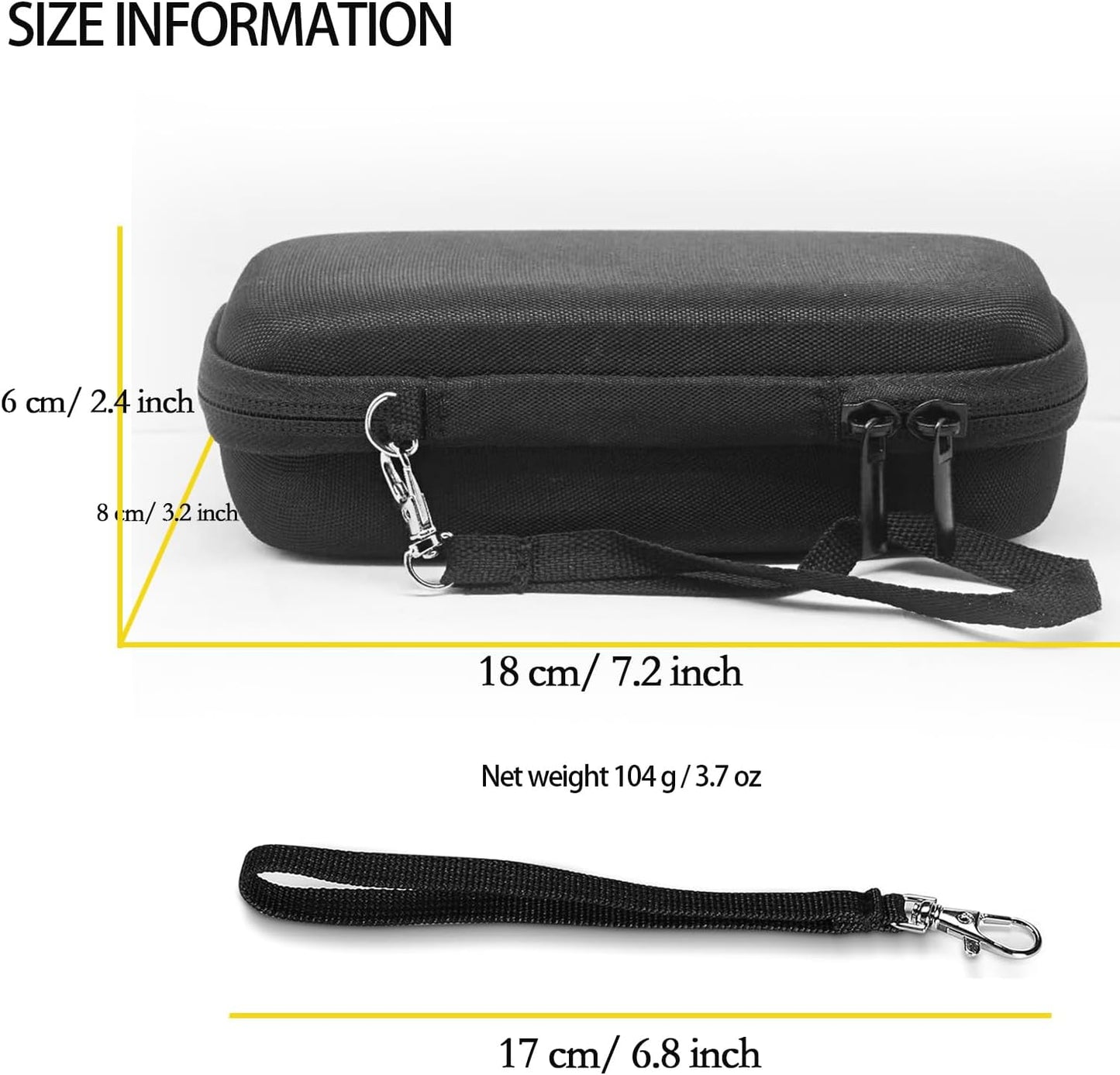 Hard Case for One Blade Trimmer QP2724/90, QP2834/70, QP2630/72, Waterproof Shaver Organizer Shockproof Travel Storage Box for Charger & Accessories