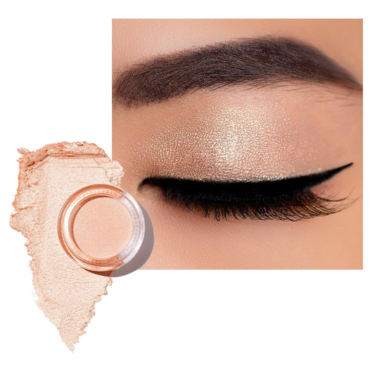 Oulac Cream Eyeshadow also for Highlighter Large Capacity Highly Pigmented Eye Shadow Waterproof &Long Lasting with Moisturizing Formula 07