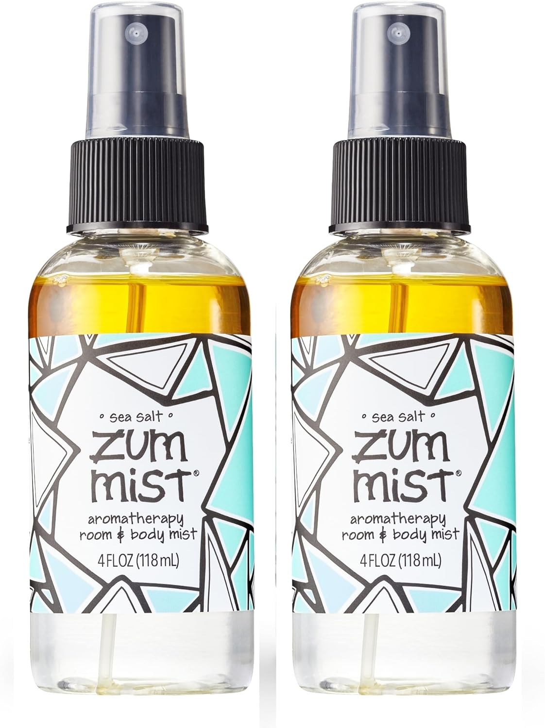 Indigo Wild Zum Mist Room & Body Spray - Aromatherapy Essential Oil Spray - Natural Body Mist & Room Spray - Sea Salt Scent - 4 fl oz (2 Pack)