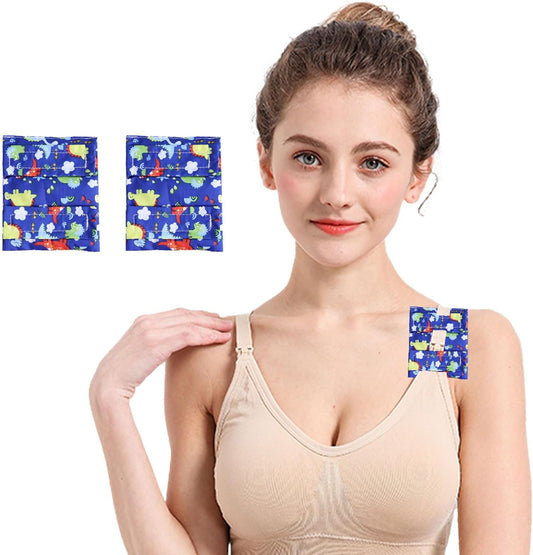 2PCS Chemo Port Pillow and Bra Strap Cushion for Comfort | Soft Recovery Cushion for Pacemaker & Chest Surgery Patients | Adjustable Port Covers for Chemo Patients (Navy Blue)