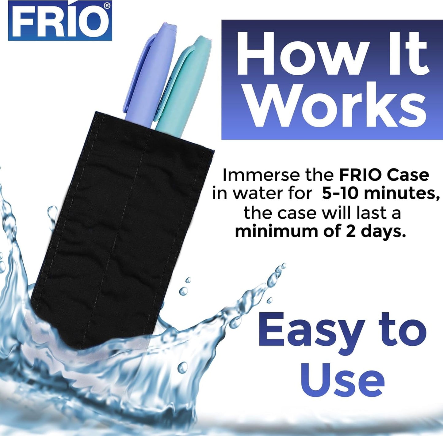 FRIO DUO Insulin Cooler Wallet - Keep Medication Cool for 45+ Hours Insulin Bag - Perfect for Travel and Everyday Use