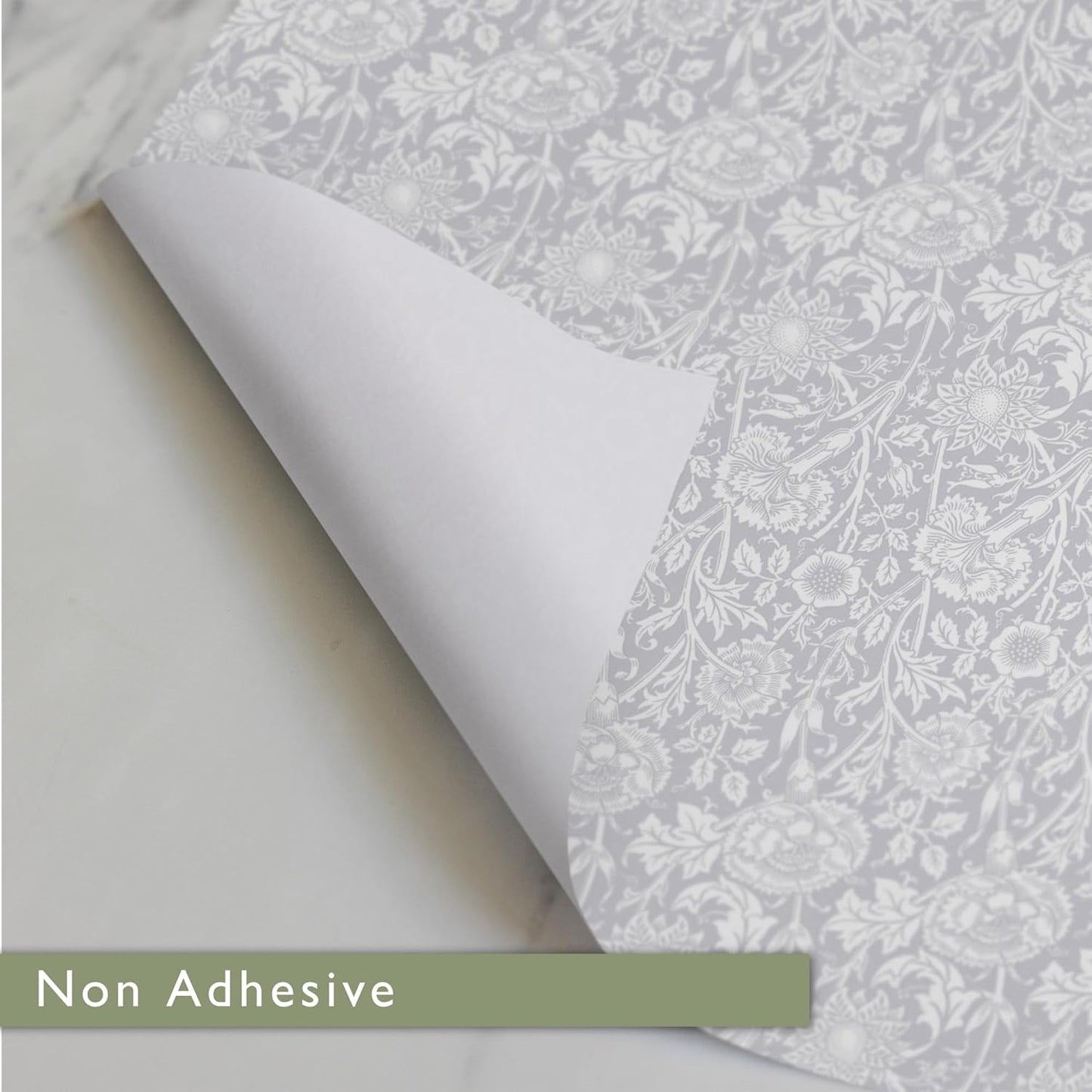 LILY OF THE VALLEY Scented Drawer Liners in a GREY William Morris Design | Pack of 5 Sheets (FOLDED) | Contains Essential Oils | Made in Britain