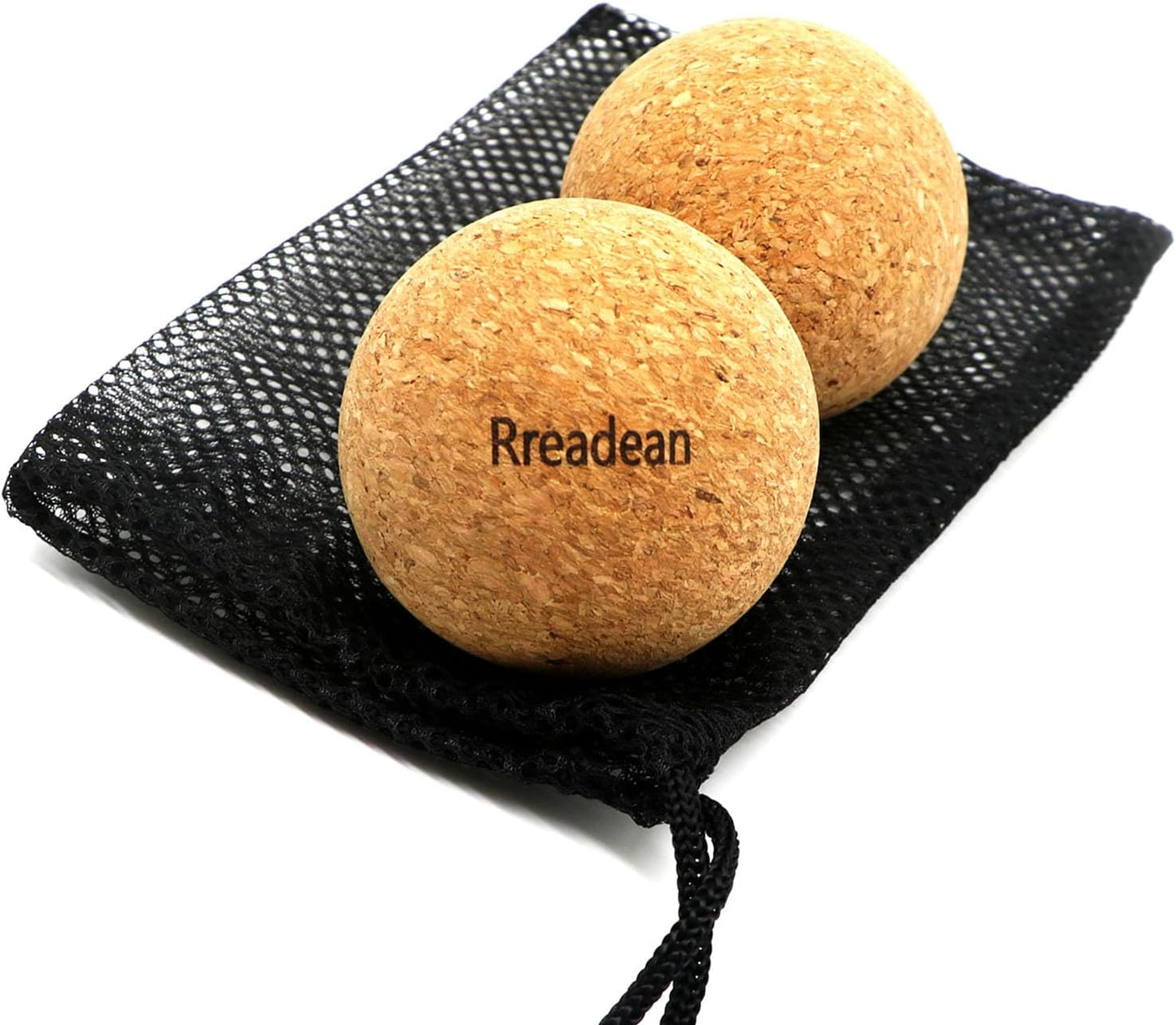 Cork Massage Balls for Fascia Release After Exercise, Yoga,Trigger Point Therapy, Relax Muscles, and Relieve Stress,Set of 2 Classic 2.4 Inch Cork Massage Balls