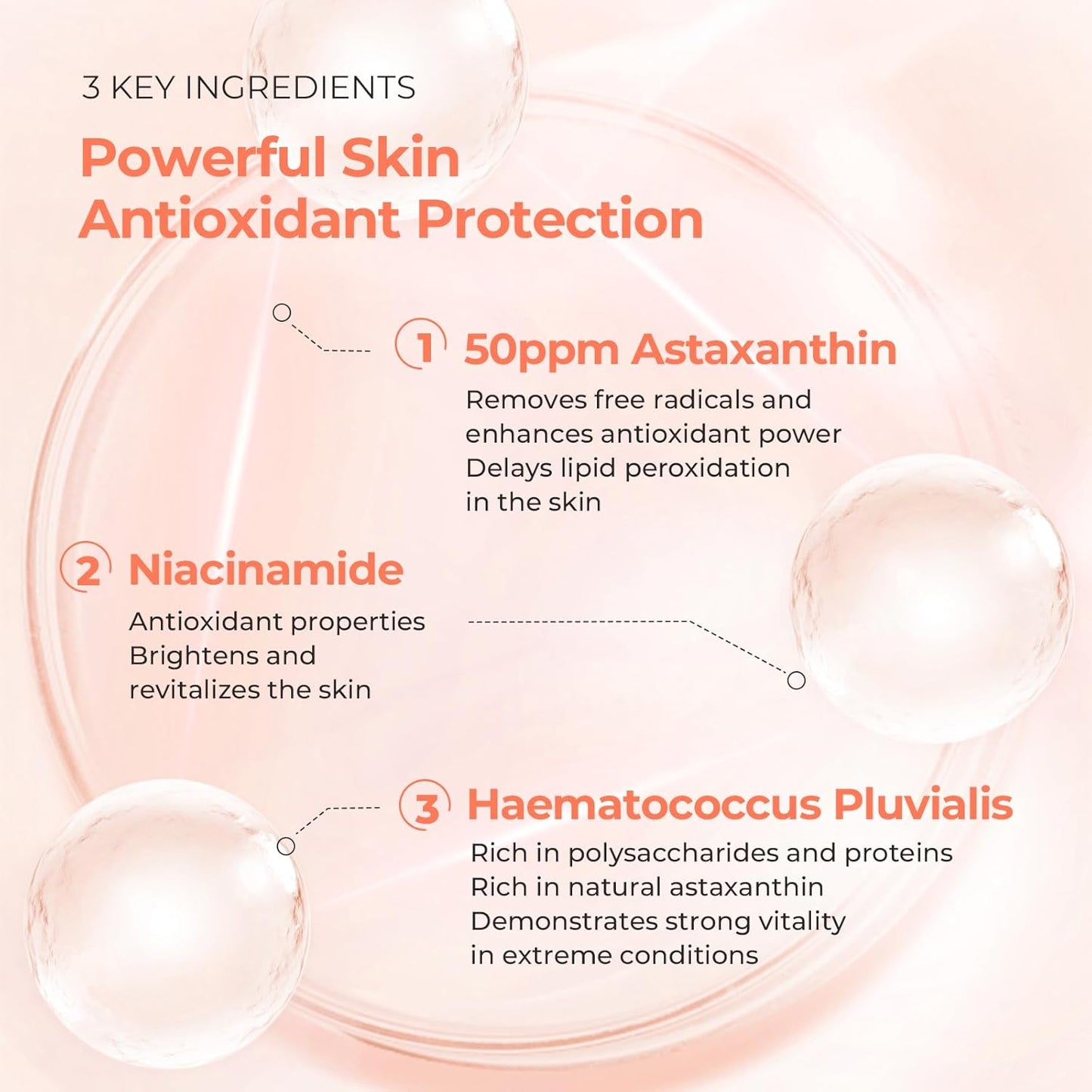 2-Step Astaxanthin Firming Ampoule Mask (1.5ml+33mlx5PCS) - Firming & Radiance-Boosting with Astaxanthin for Wrinkle Reduction and Even Skin Tone