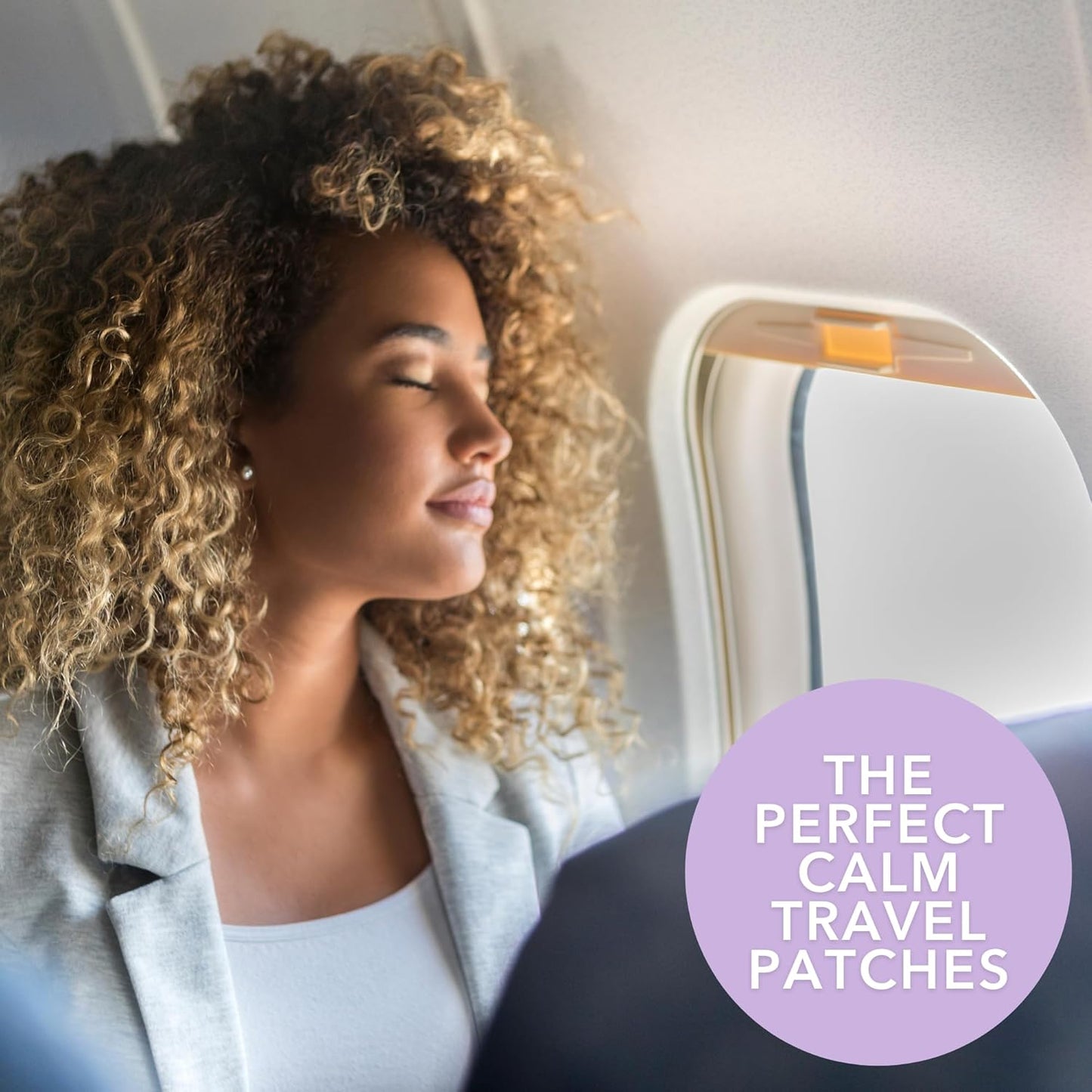 Laki Naturals Fly Calm Patch (Pack of 8) - Relax Nerves, Support Stress, Ease Your Mind for Happy Air Travel - Natural Ingredients to Support Airplane Stress - Calm Your Fear of Flying Naturally