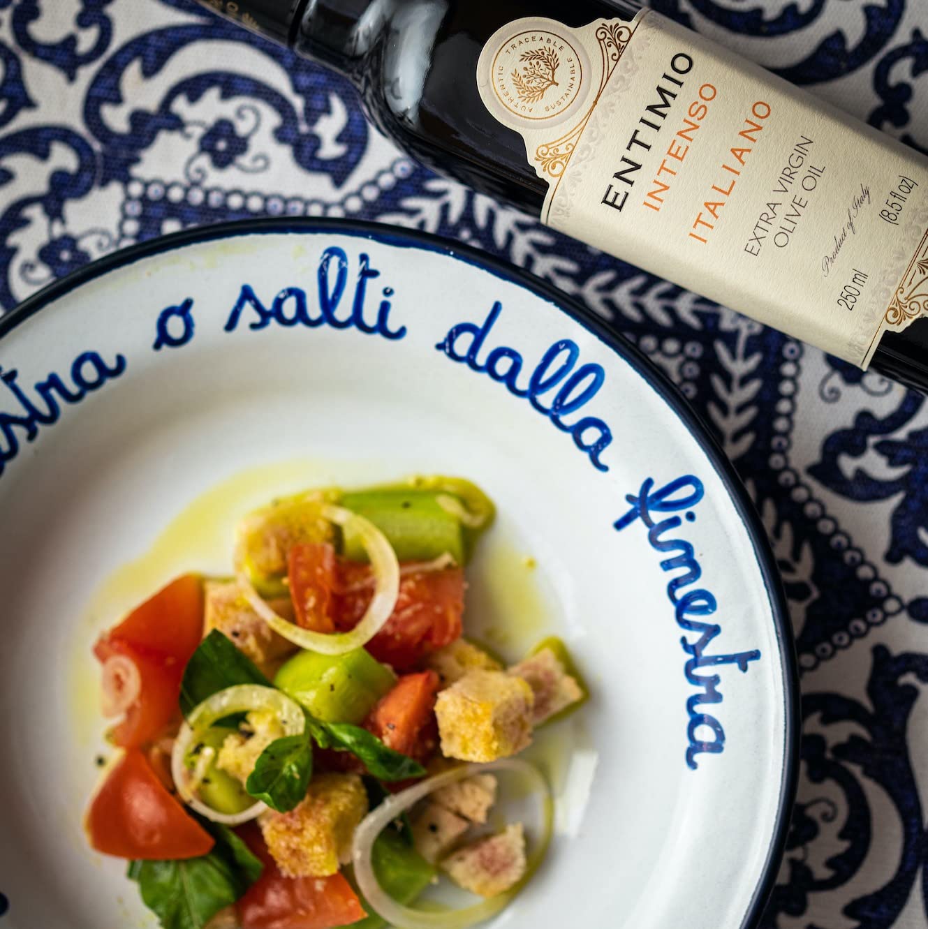 Entimio Collection +600 to +900 mg/kg Organic Extra Virgin Olive Oil Set, New 2024-2025 Early Harvest Italian Olive Oil from Italy, 2025 Gold Winner, Cold Extracted, Lab Tested - 25.5 (3 x 8.5) fl oz