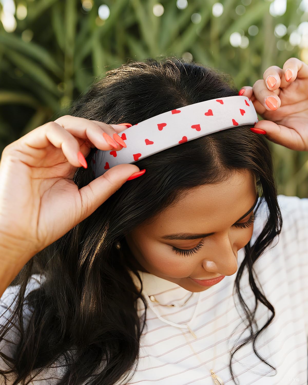 Headbands for Women - 1 Inches Wide Headbands - Solid Color Headband Fashion Hair Accessories- Trendy Women Girls Non Slip Fashion Hair Bands- Thick Elastic Hair Bands for Women's Hair 6PCS