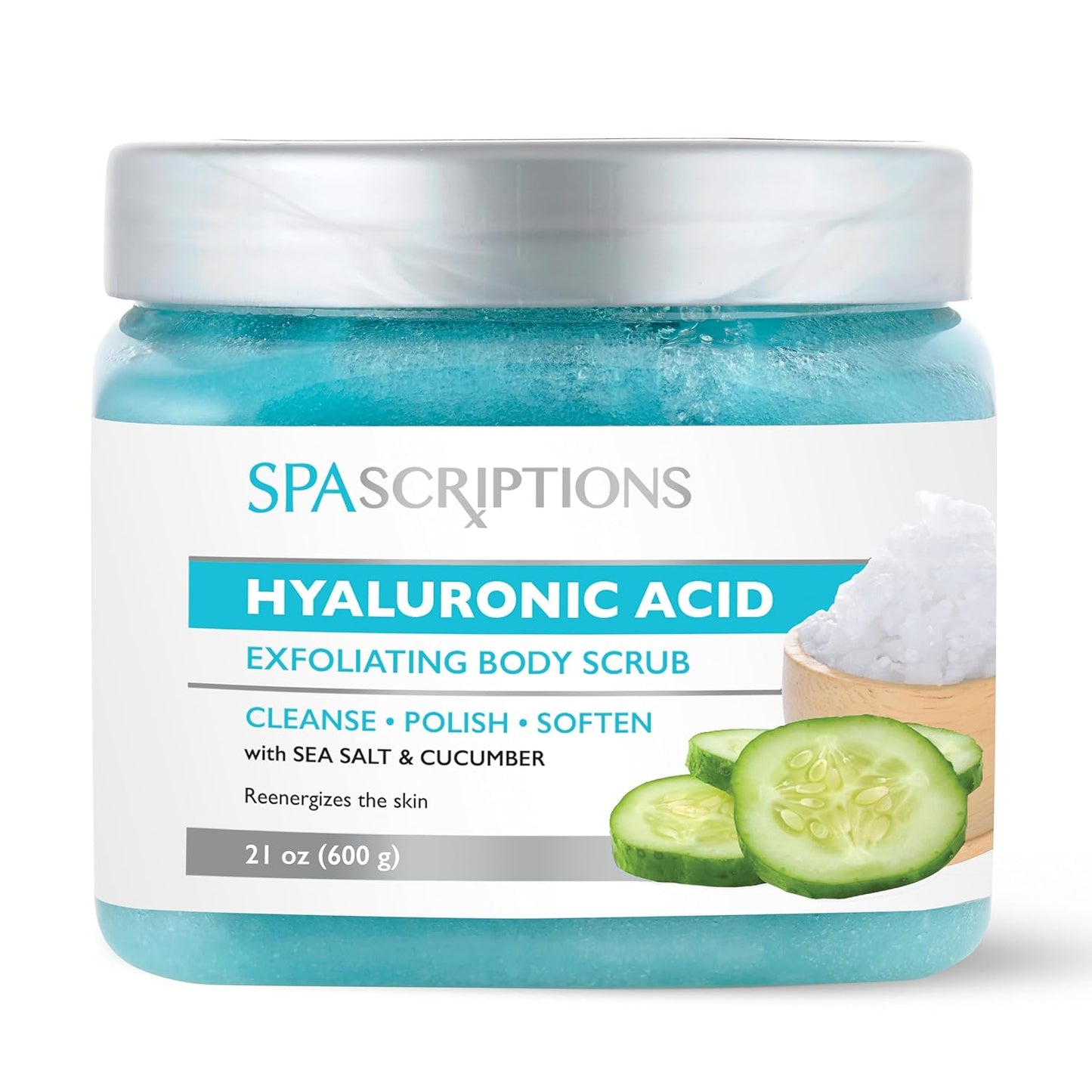 Spascriptions Body Scrubs 21 Oz (21 oz, Hyaluronic Acid)