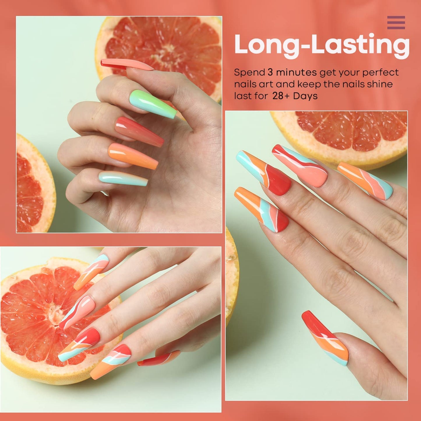 modelones Top Base Coat Nail Polish