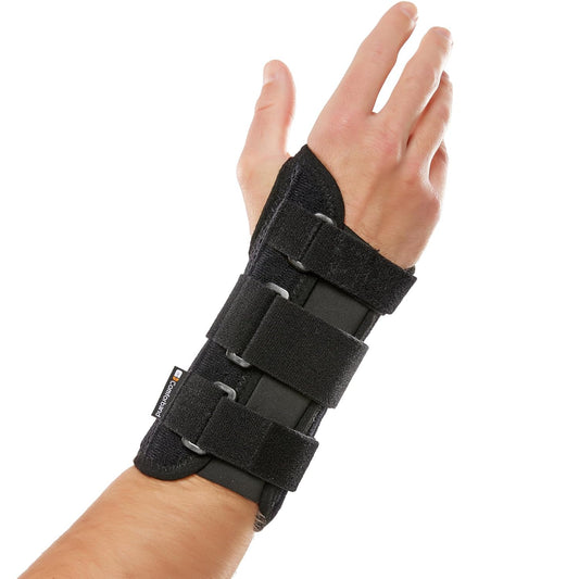 Deluxe 3-Strap Wrist Brace – Adjustable Support for Carpal Tunnel, Fractures, Tendonitis, and Post-Op Recovery – Lightweight, Breathable Design for Day and Night Use (S/M, Right Hand)