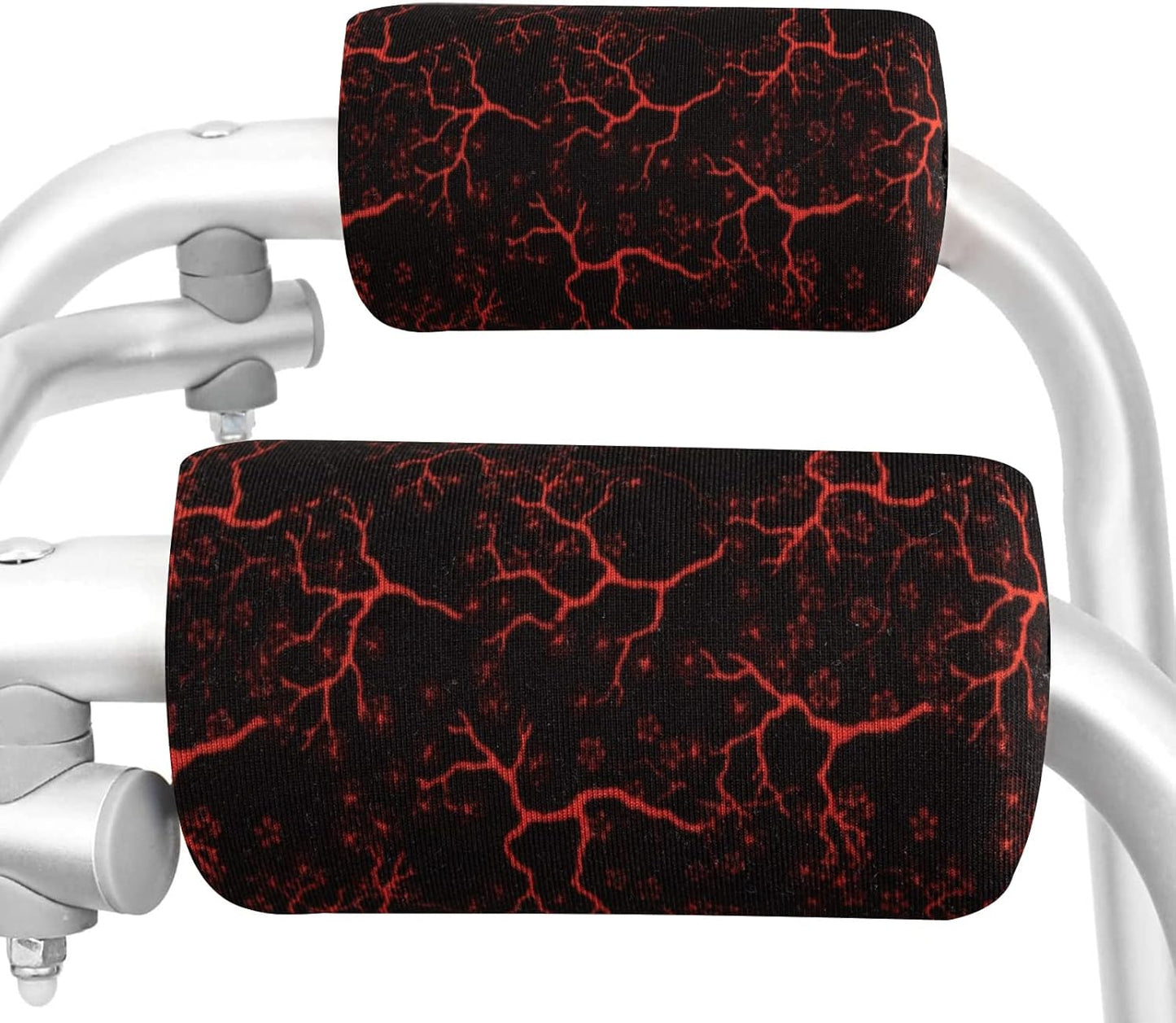 Spring Seaon Universal Walker Handle Padded -Hand Grip (2 Pack) Covers Non-Slip Cushion Padding for Folding Rolling Walker,Rollator Handle-Crutch Handle Pad Grips- Mobility Aid