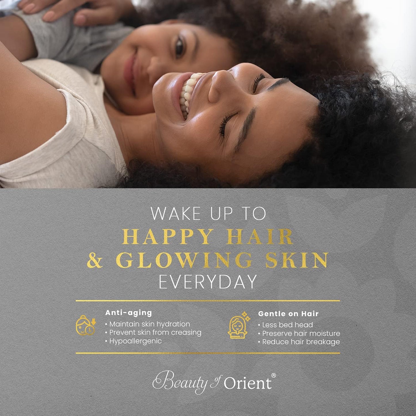 25 Momme Premium Mulberry Black Silk Pillowcase for Hair and Skin | Handcrafted Hypoallergenic & Anti-Acne Silk Pillow Cases with Zipper | King - 20" x 36", Midnight