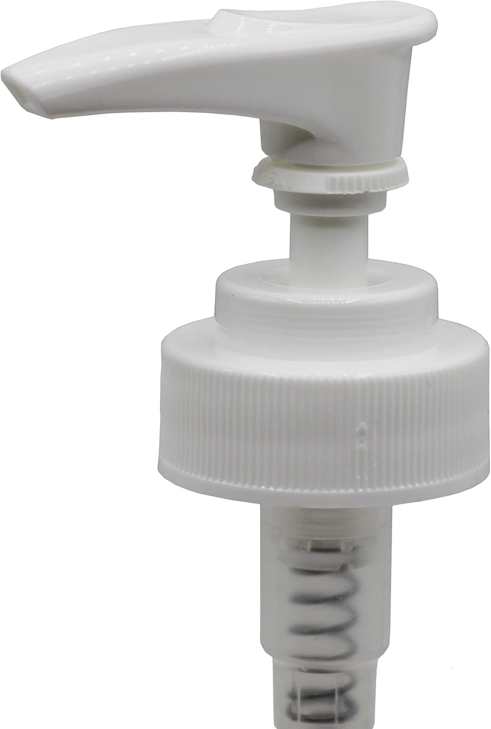 Creative Hobbies White Plastic Lotion Soap Dispenser Pumps with Glue On Screw Collars, Replacements for Soap and Lotion Pumps, Mason Jar Pumps or Bottles and DIY Crafts - 6 Sets