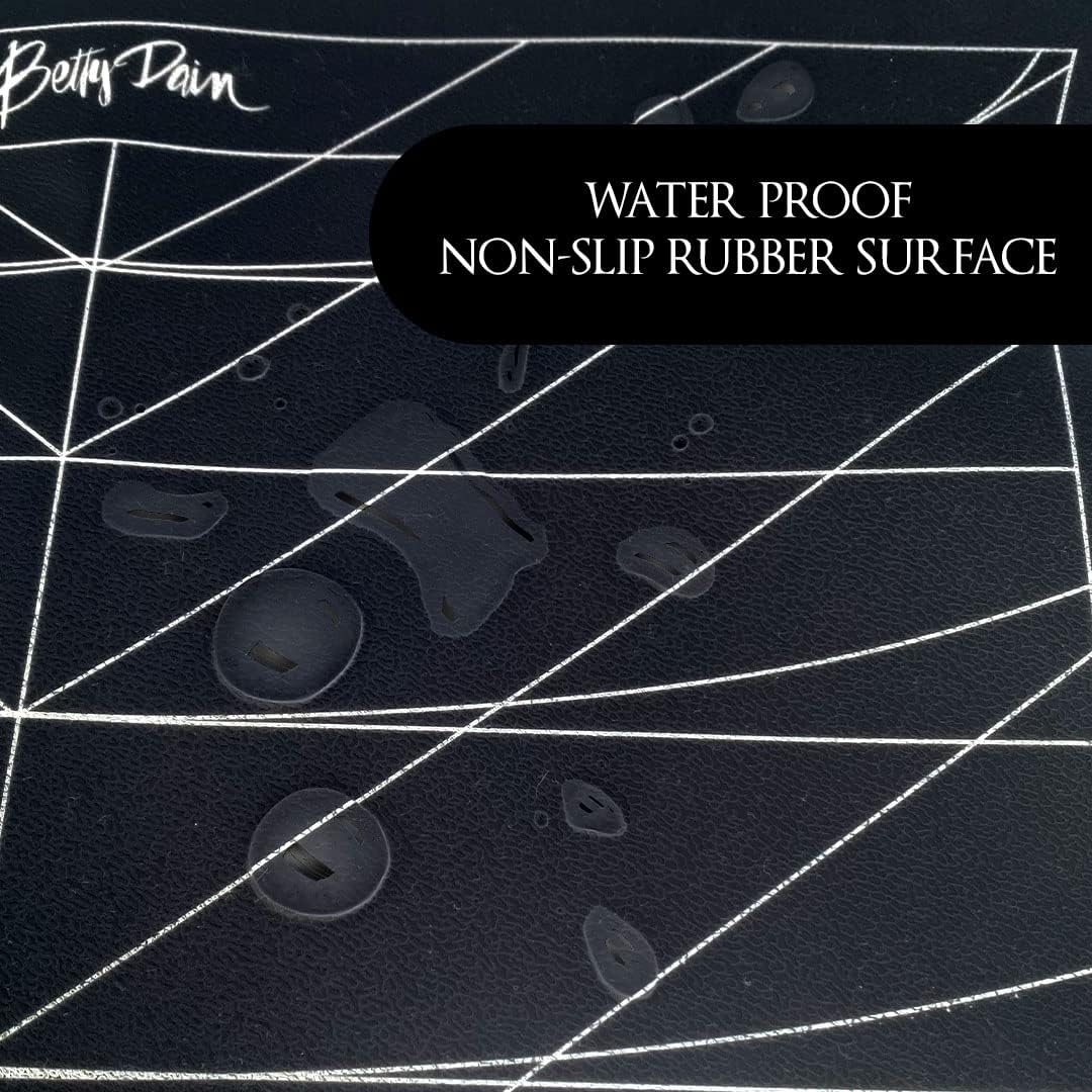 Betty Dain Hair Cutting Guide Collar, Angular and Straight Cutting Guidelines, Weighted, Non-slip, Waterproof Rubber Material