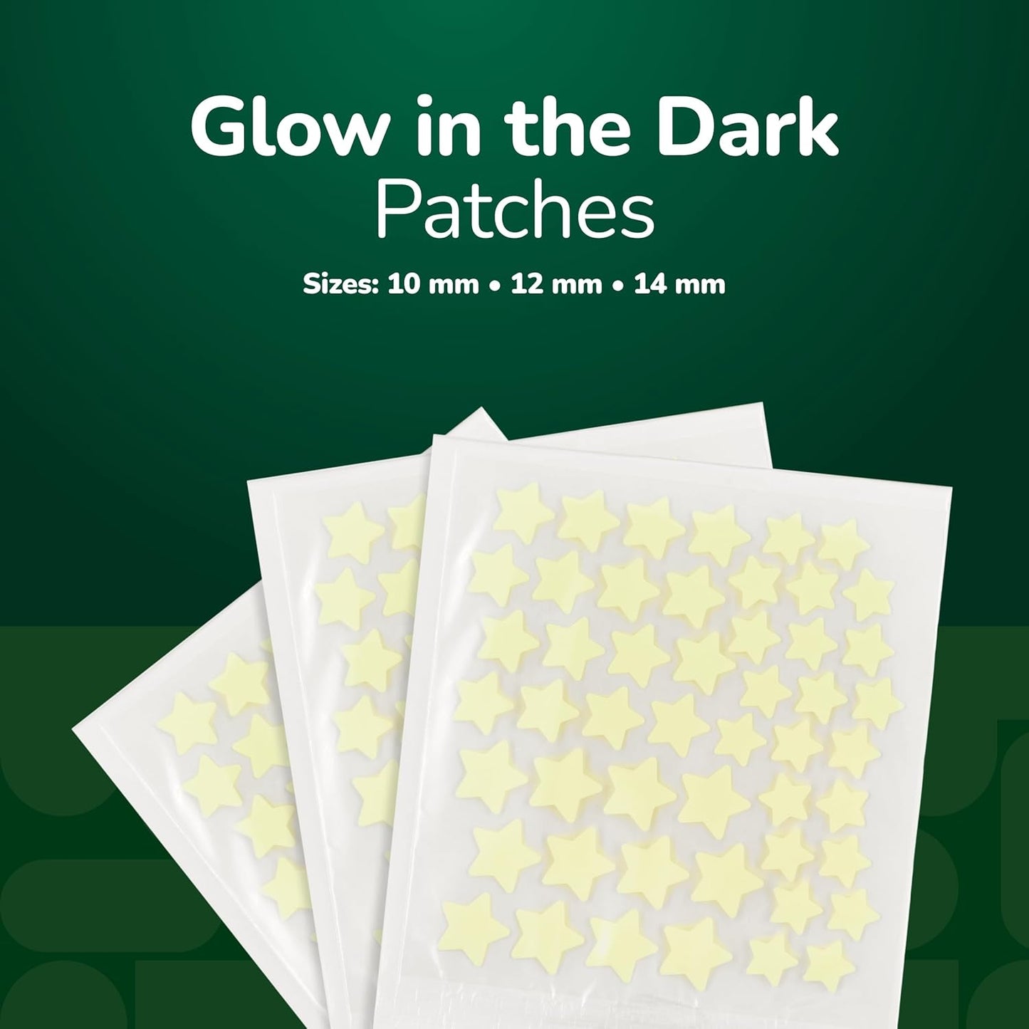 BioSwiss Pimple Patches, Glow in the Dark Patch for Zits and Blemishes, Hydrocolloid Spot Stickers for Face and Skin, 100 Count