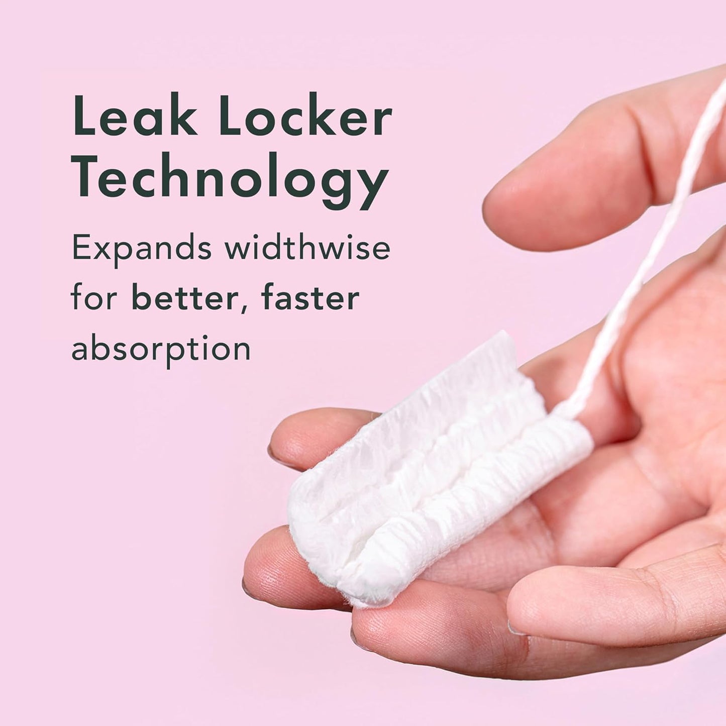 Rael Tampons, Compact Applicator - Made with Organic Cotton, Heavy Absorbency, BPA-Free, Chlorine Free, Leak Locker Technology (36 Count, Super)