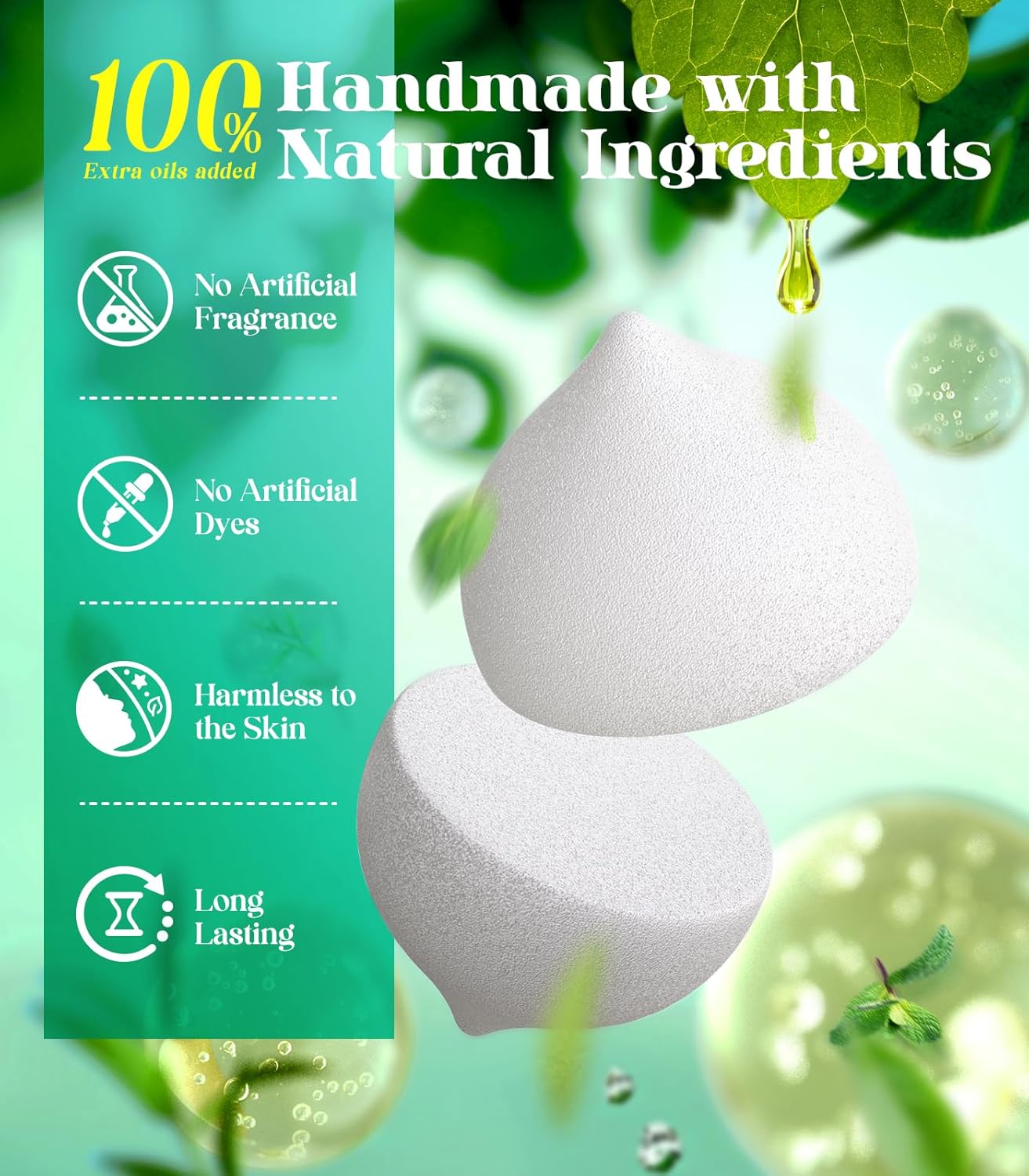 POPCHOSE Shower Steamers Aromatherapy - Eucalyptus for Shower, Stress Relief & Self Care- Home SPA Gifts, Birthday Gift for Women & Men, Shower Steamers for Sinus Relief, Quick Relief Nasal Congestion