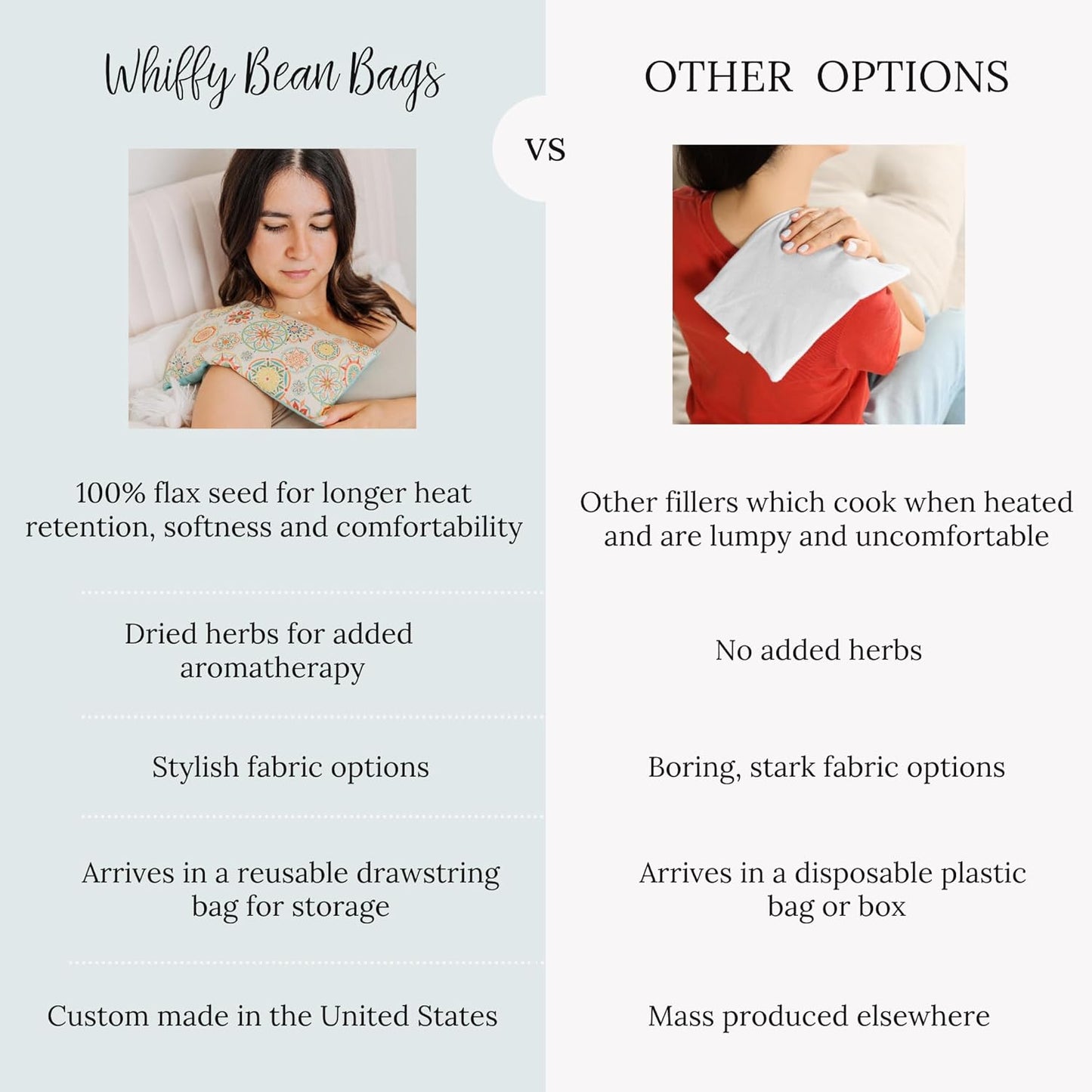 Large Microwave Heating Pad with Flax Seed, Scented or Unscented, Good For Back Pain or Cramps, Moist Heat Therapy or Ice Pack, Microwavable Bean Bag, 6" x 12" (Patchwork, Peppermint)