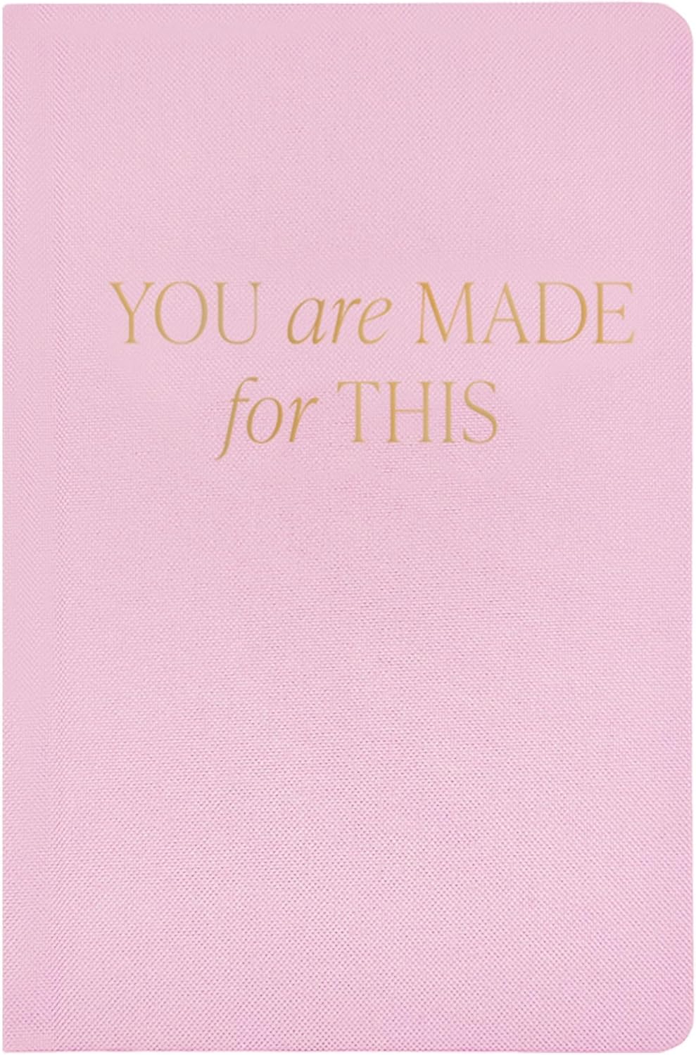 Sweet Water Decor You Are Made for This Journal, Cute Motivational Lined Composition Notebook for Women, 100 Ruled Pages for Writing, Pink Diary with Gold Foil Details