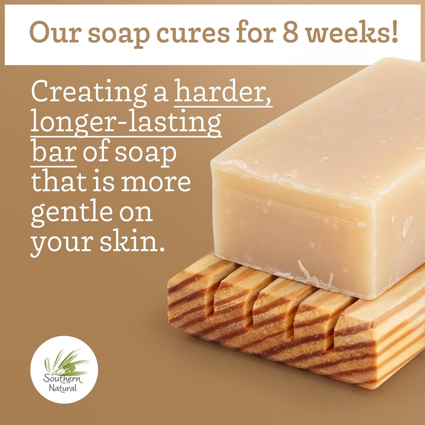 Southern Natural Goat Milk Soap Bar – Lavender, Oatmeal Milk & Honey, Rosemary Mint – Handmade for Dry and Sensitive Skin– Face & Body Wash for Men, Women, Kids, Baby – 3 pack (4-4.5 oz)