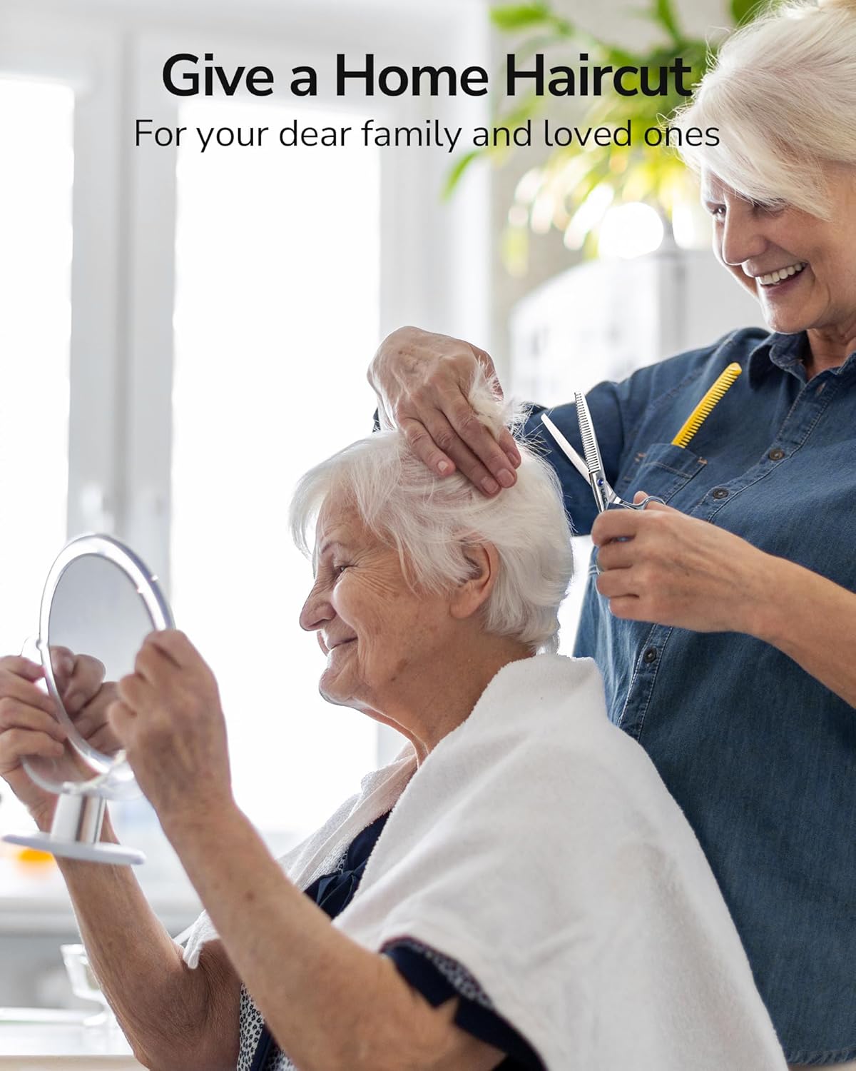 ULG Left-Handed Hair Thinning Scissors, Thinning Shear for Hair Cutting 6.5 inch Professional Barber Scissors Salon Texturizing Shears Made of Japanese Stainless Steel