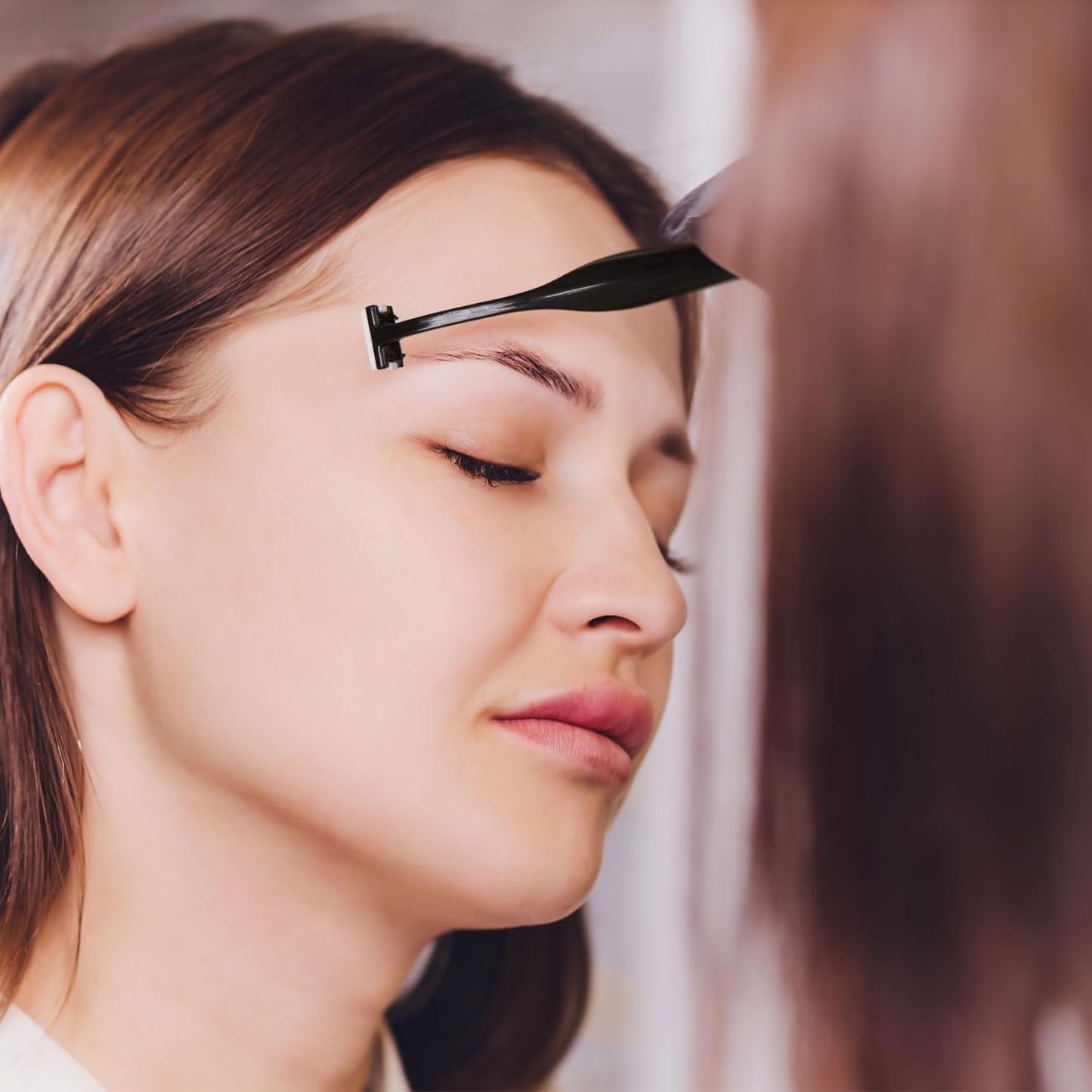 ANCIRS 24 Pack Eyebrow Trimmer Razors for Women Makeup, Facial T Shape Shaver Tool for Eye Brow, Stainless Steel Eyebrow Trimming Kit for Girls - Black