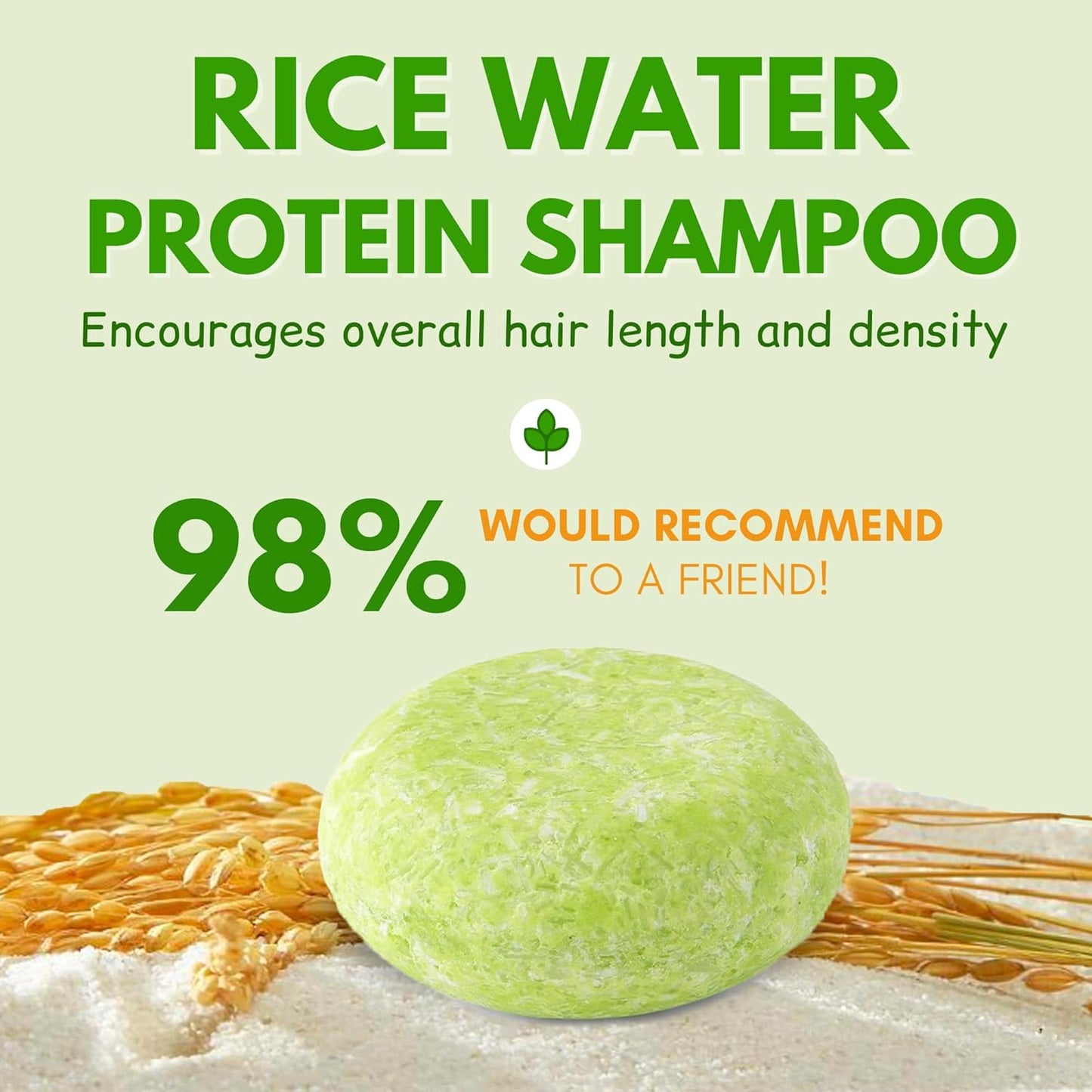 Muun Rice Water Shampoo and Conditioner Bar - Strengthening & Volumizing Solid Soap Bars, Clarifying Shampoo For Oily Hair & Scalp, pH Balanced, Sulfate & Silicone Free
