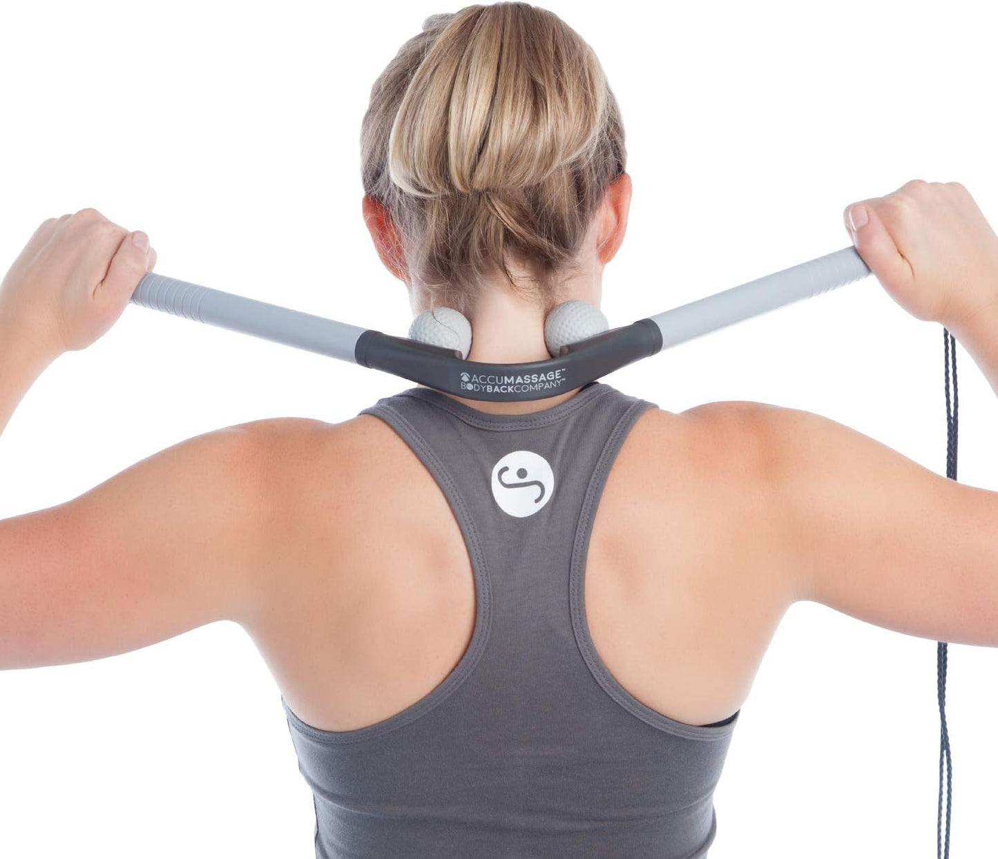 Body Back Buddy Headache Care Bundle: Buddy Classic Black 2.0 and AccuMassage Trigger Point Massage Tools, Neck Massager and Back Massagers, Massage Cane, Muscle Knot Remover (Black)