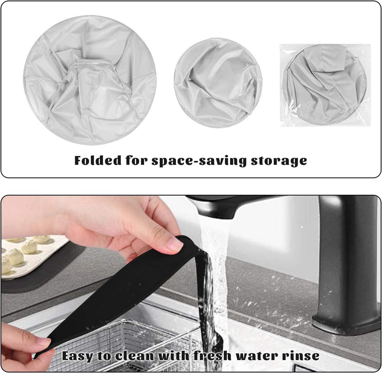 Hair Cutting Kit, Fade Haircut Guide for Men, Hair Cutting Guides for Men,Include Self Haircut Guide & Cape Umbrella